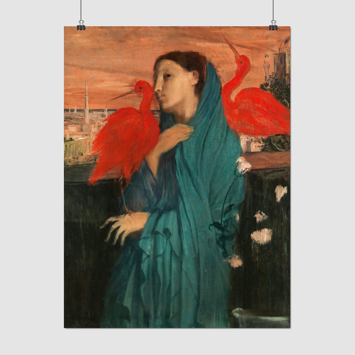 Young Woman with Ibis (1860 – 1862) – Edgar Degas