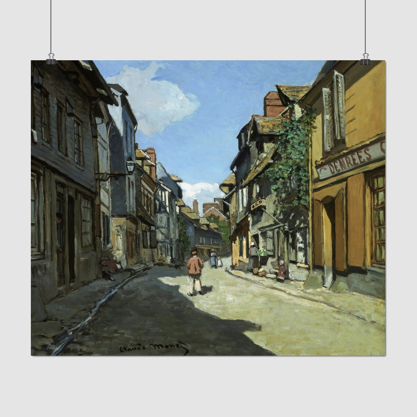 Rue de la Bavole (1864) – Claude Monet - Printed Masterpieces