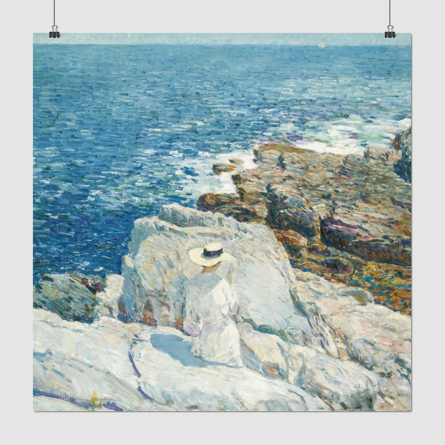 The South Ledges, Appledore – Childe Hassam, Classic Art Reproduction