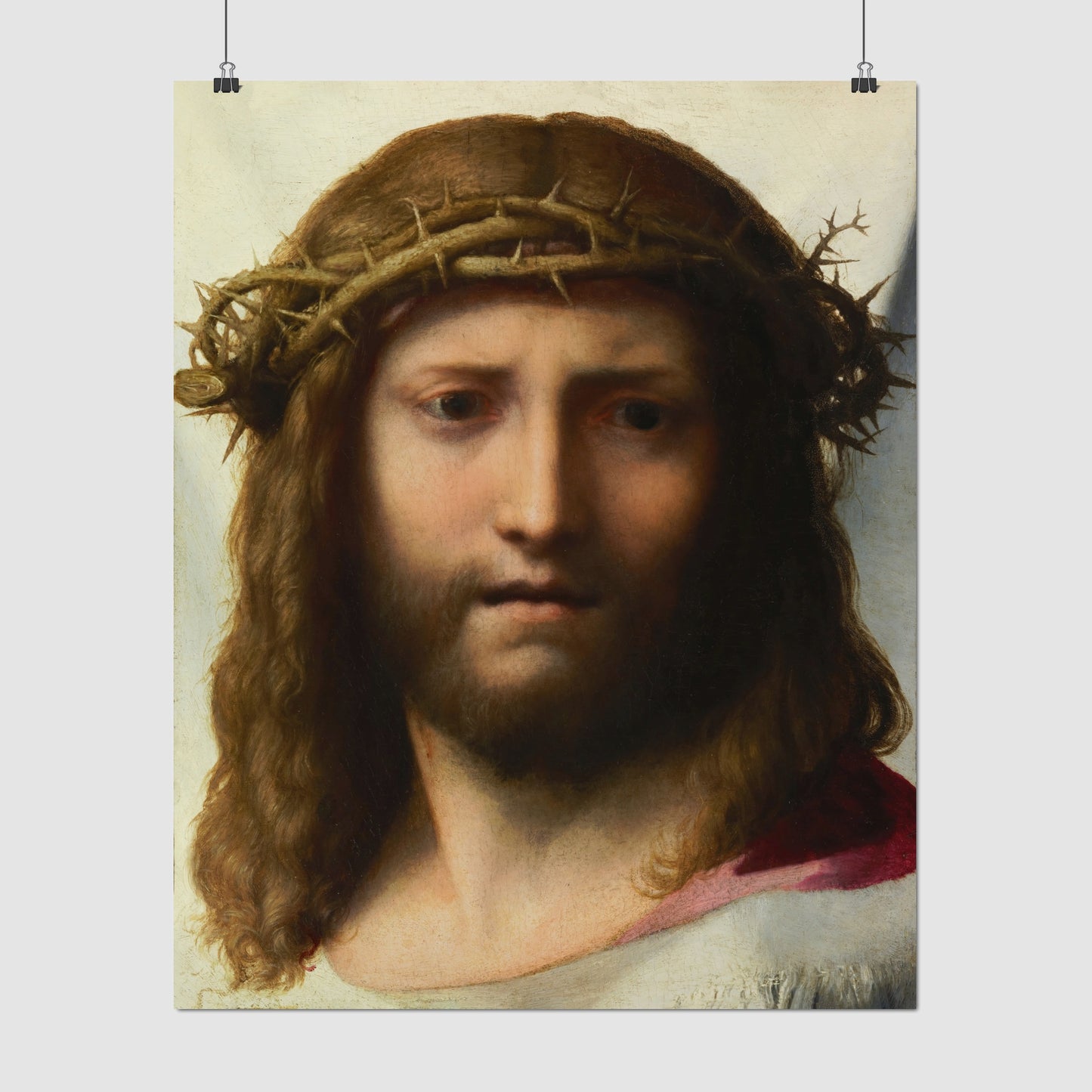 Head of Christ – Antonio da Correggio, Classic Art Reproduction