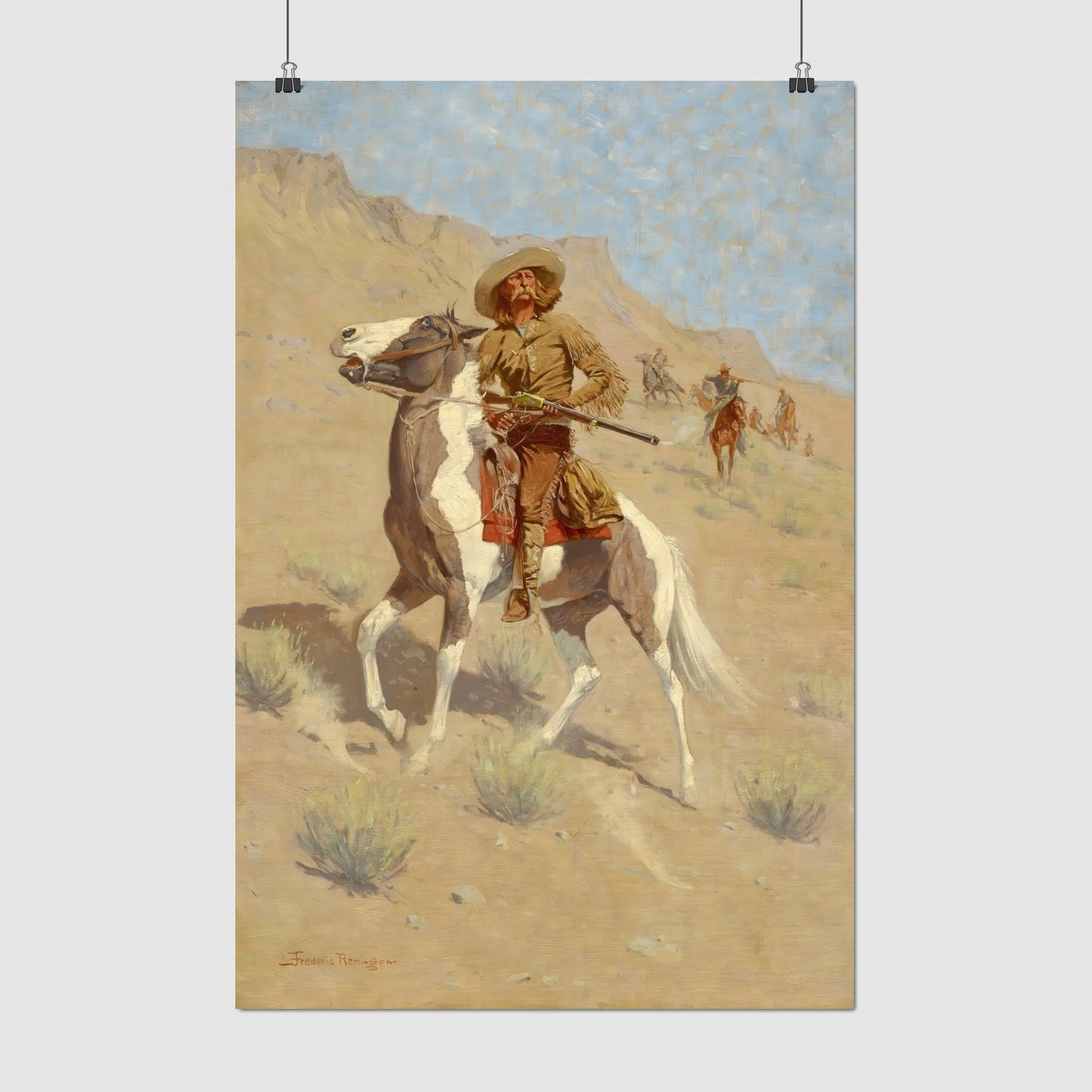 The Scout – Frederic Remington, Classic Art Reproduction