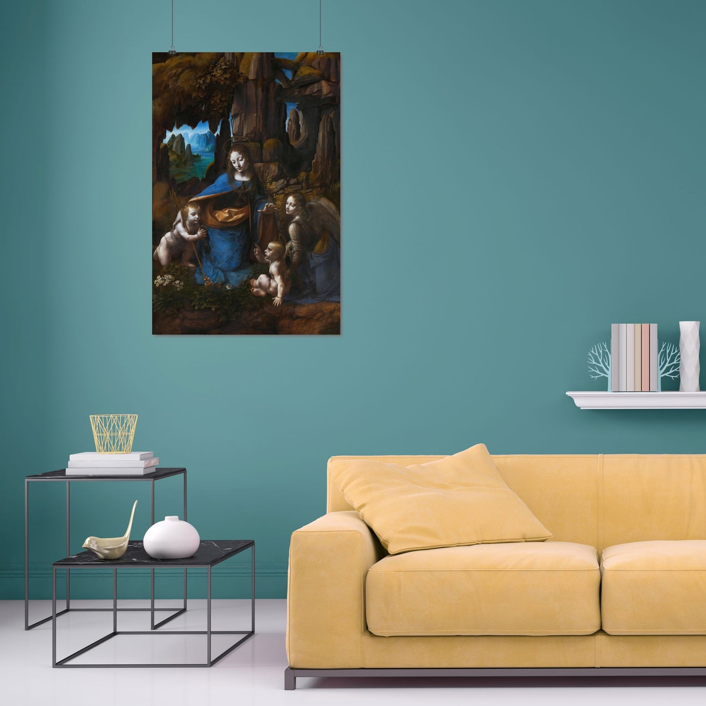Virgin of the Rocks – Leonardo da Vinci, Classic Art Reproduction