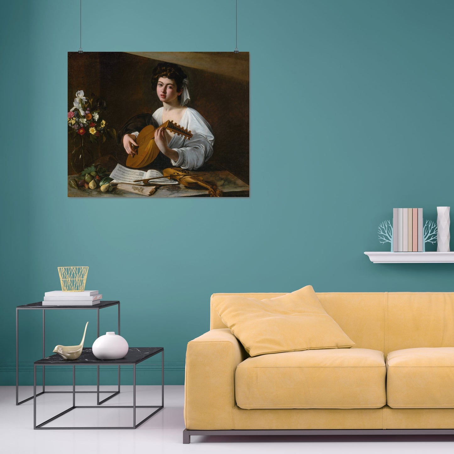 The Lute Player – Caravaggio, Classic Art Reproduction