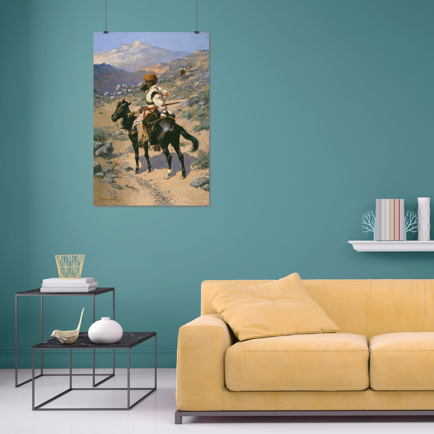 An Indian Trapper – Frederic Remington, Classic Art Reproduction