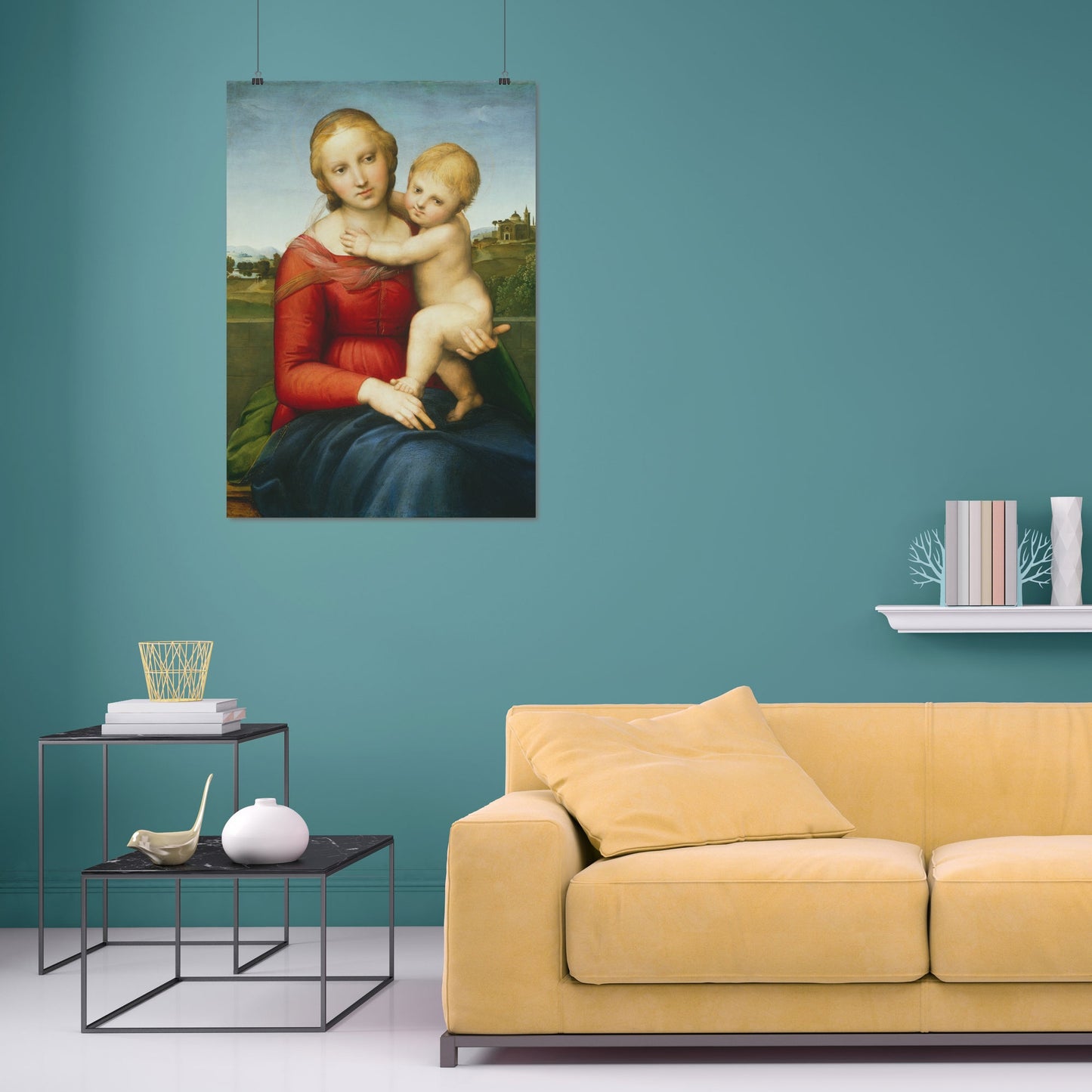 Small Cowper Madonna – Raphael Santi, Classic Art Reproduction