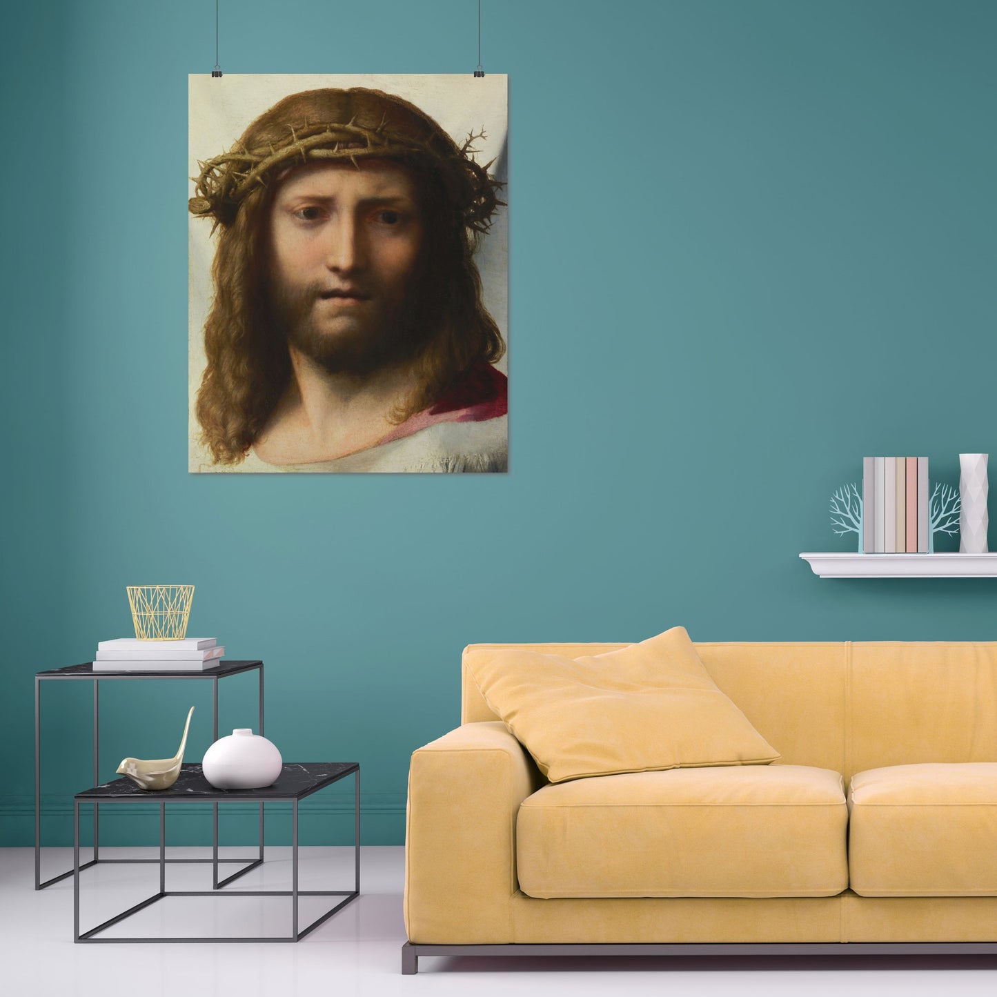 Head of Christ – Antonio da Correggio, Classic Art Reproduction
