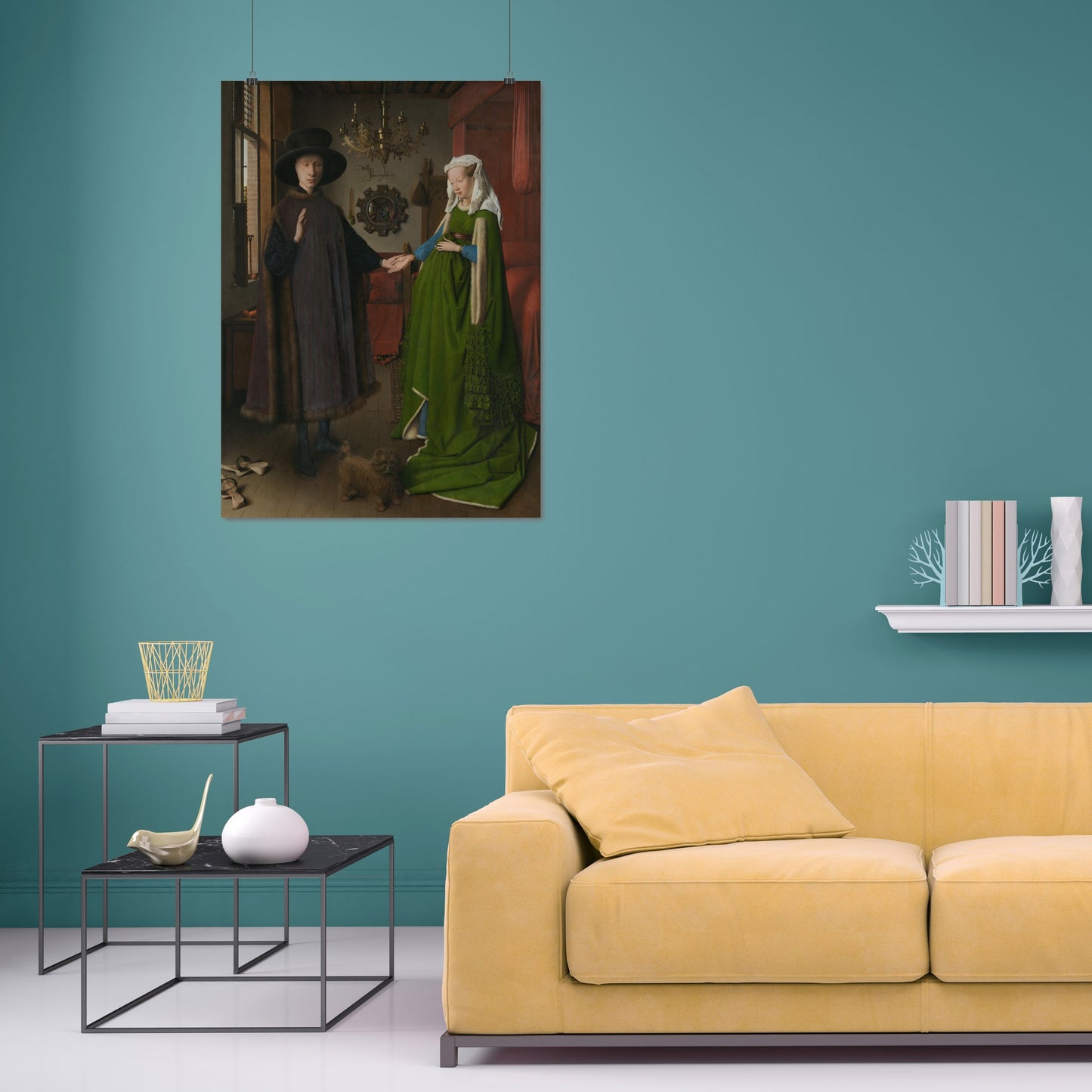 Arnolfini Portrait – Jan van Eyck, Classic Art Reproduction