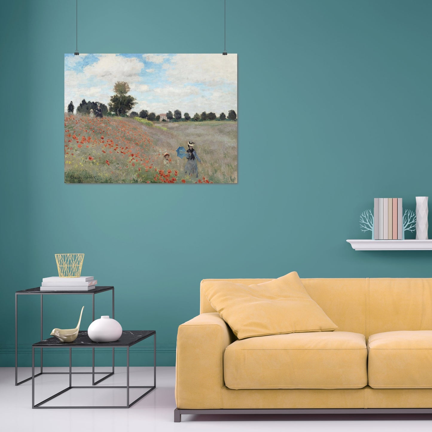 The Poppy Field near Argenteuil (1873) – Claude Monet - Printed Masterpieces