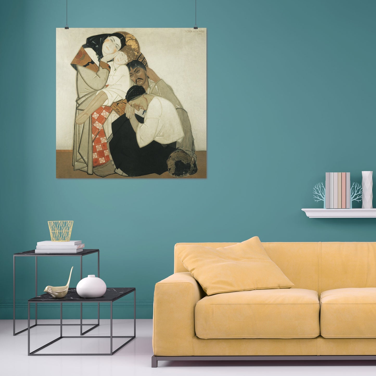 Family – Fedir Krychevsky, Classic Art Reproduction