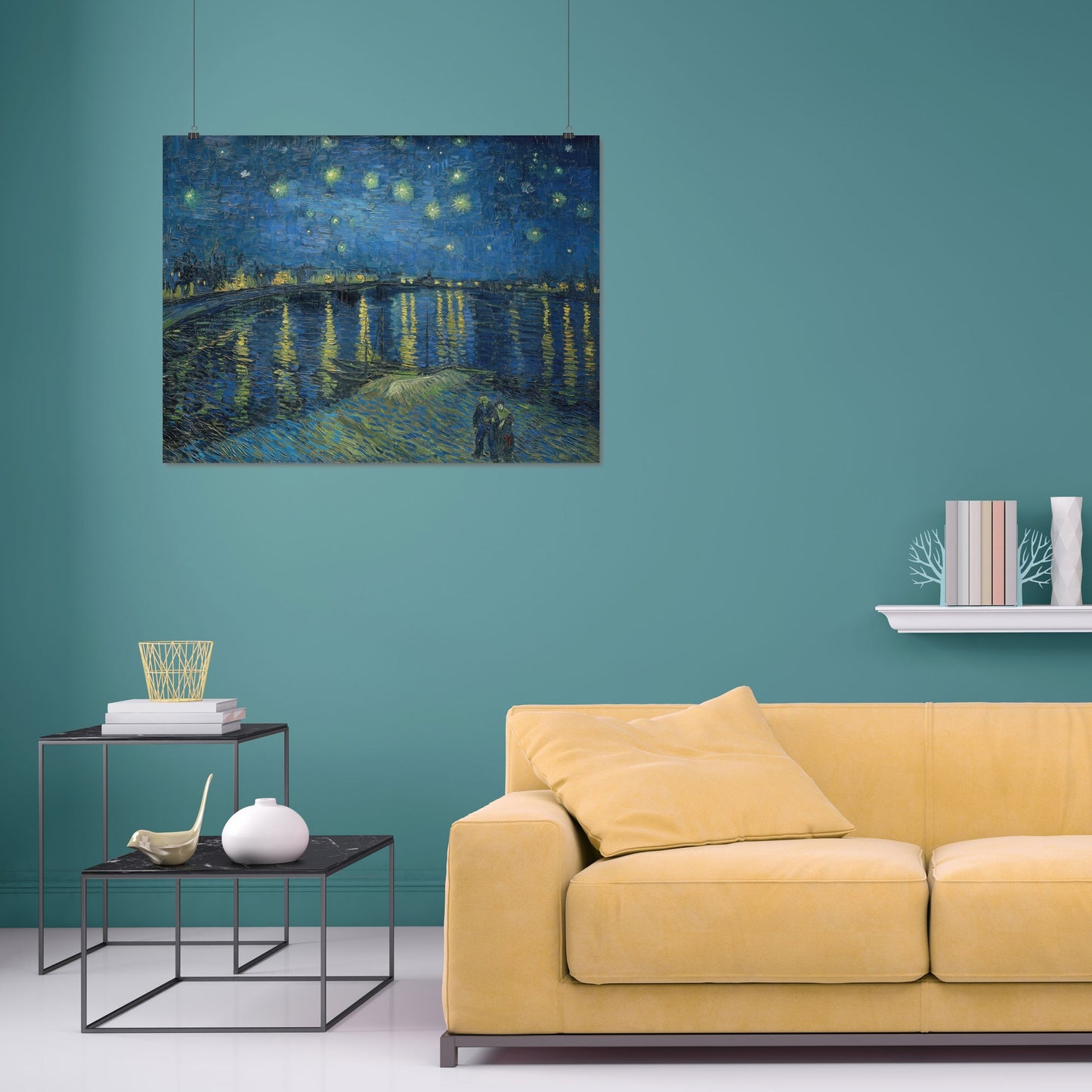Starry Night Over the Rhone (1888) – Vincent van Gogh - Printed Masterpieces