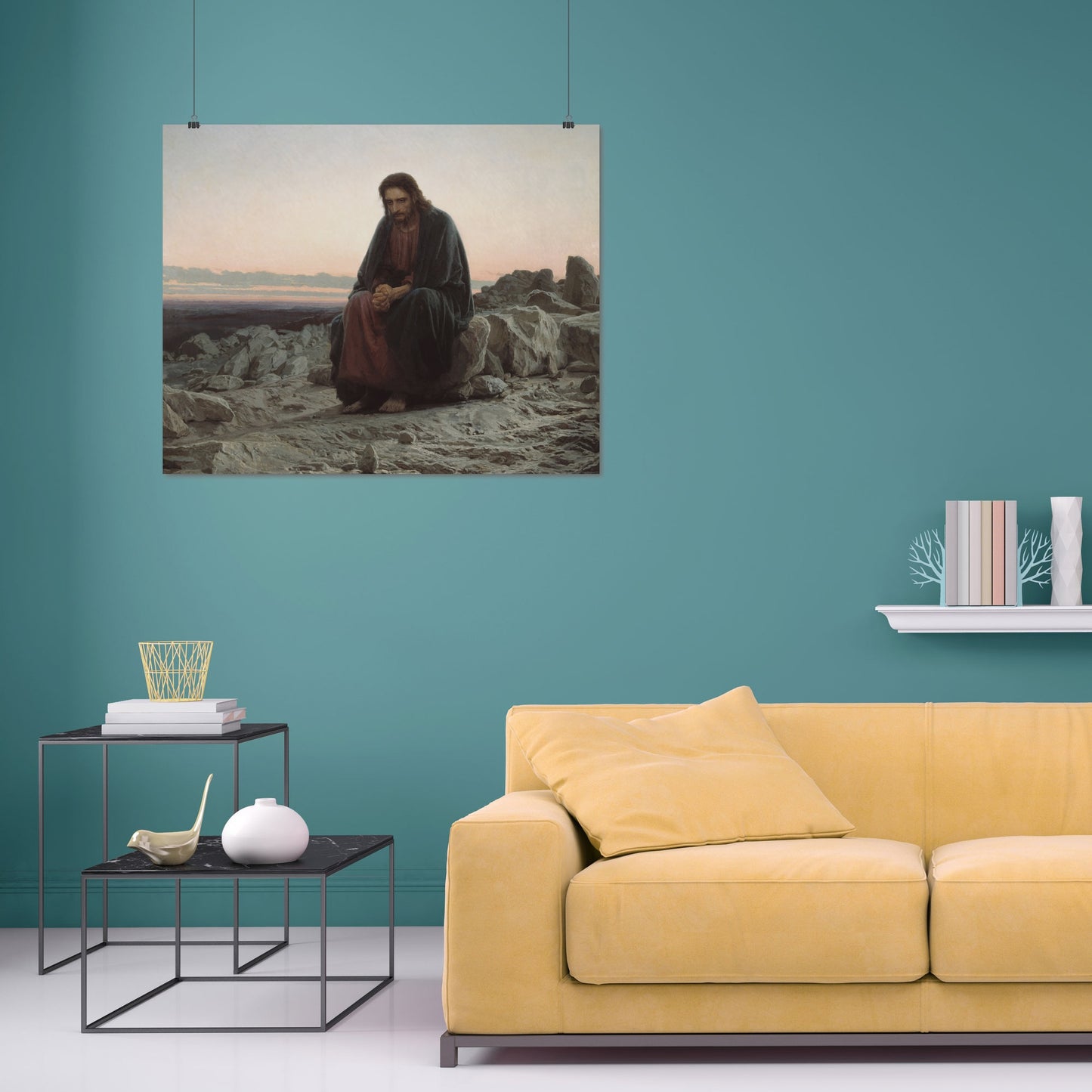 Christ in the Desert – Ivan Kramskoy, Classic Art Reproduction