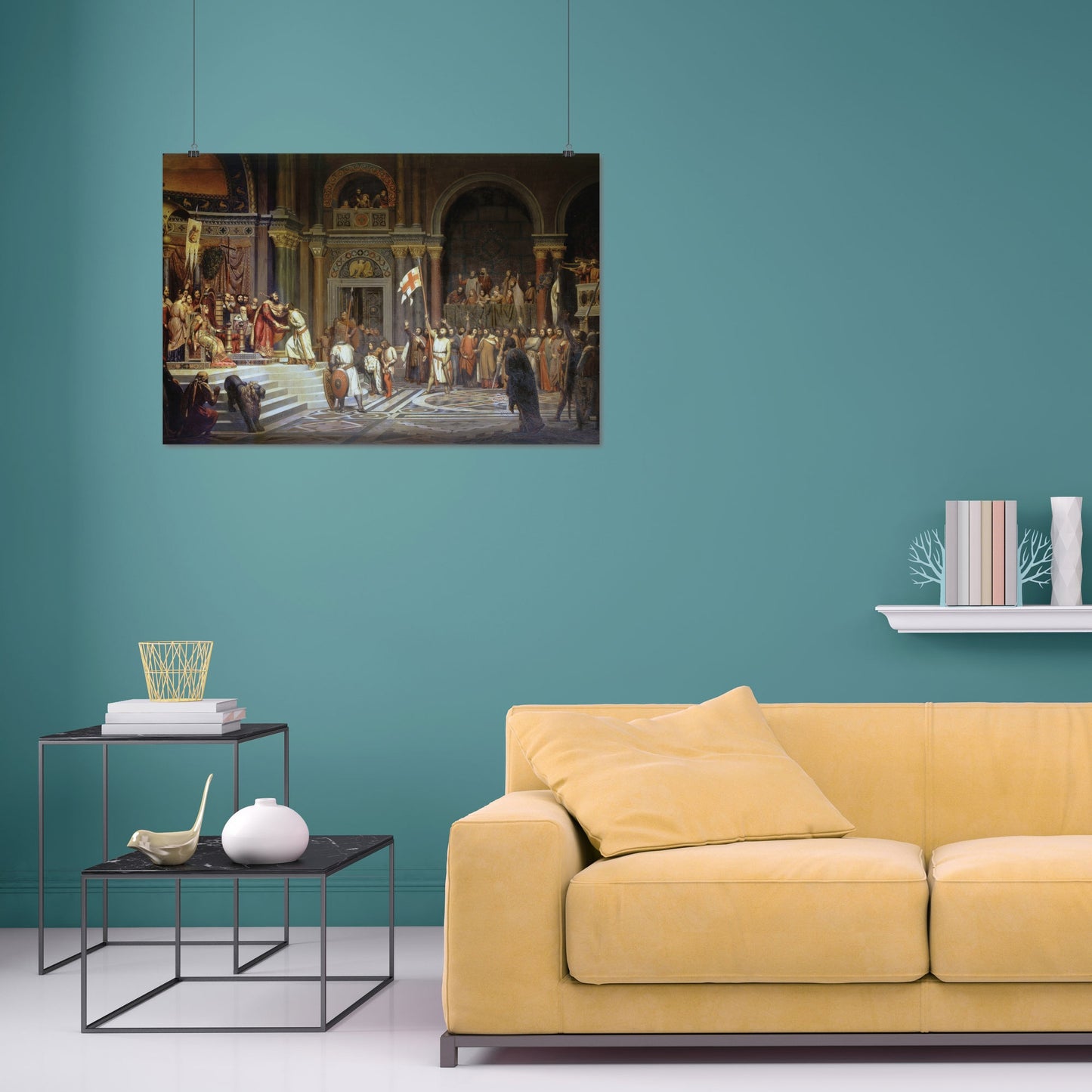 First Crusade - Godefroy of Bouillon – Alexandre Hesse, Classic Art Reproduction