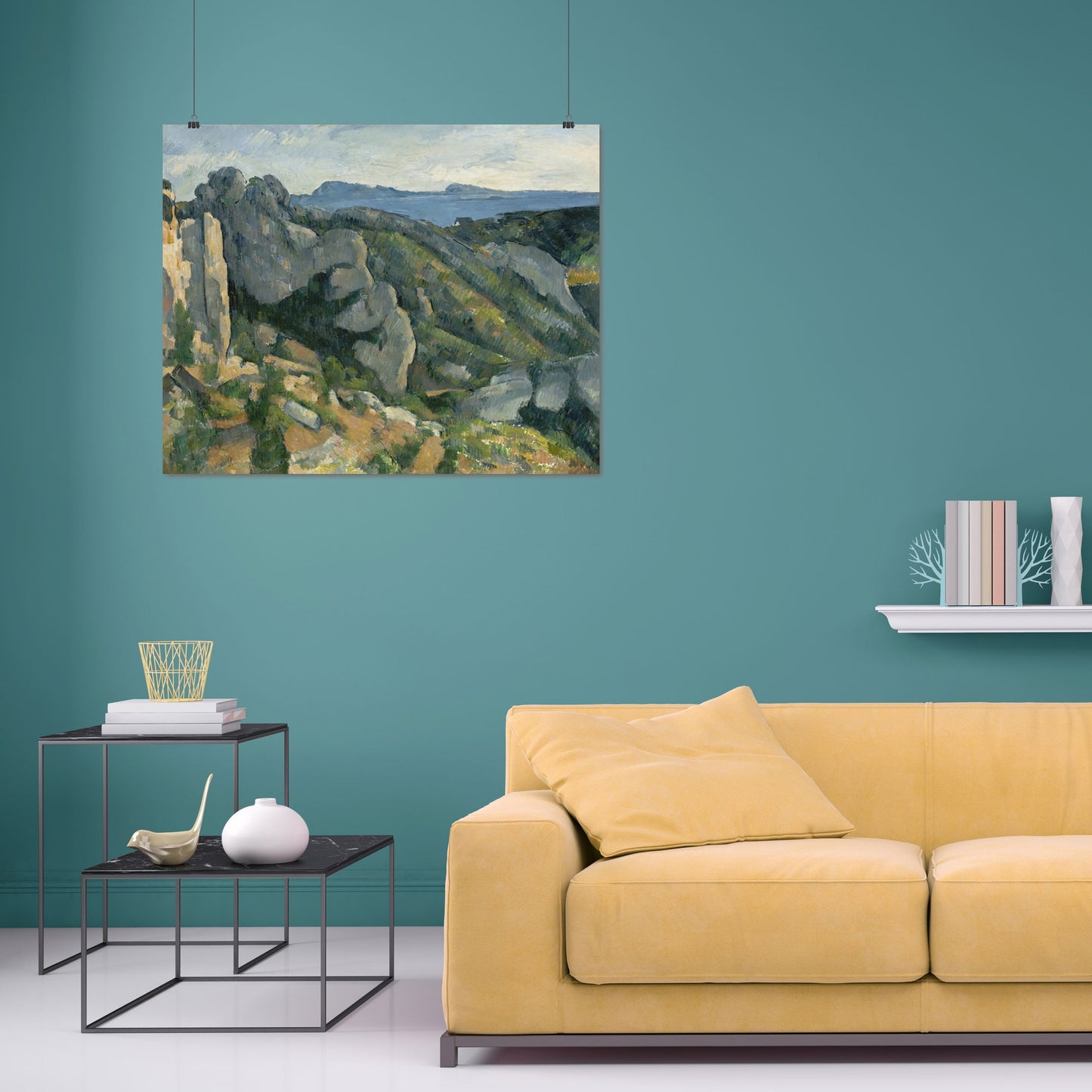 Cliffs in L'Estaque – Paul Cézanne, Classic Art Reproduction