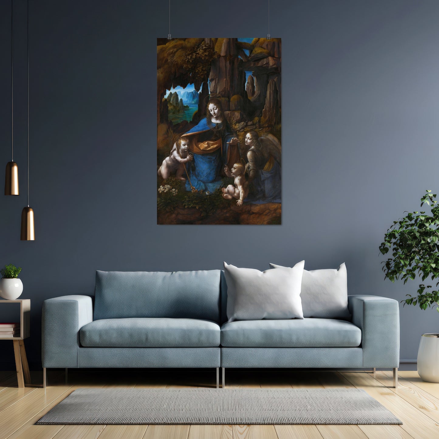 Virgin of the Rocks – Leonardo da Vinci, Classic Art Reproduction