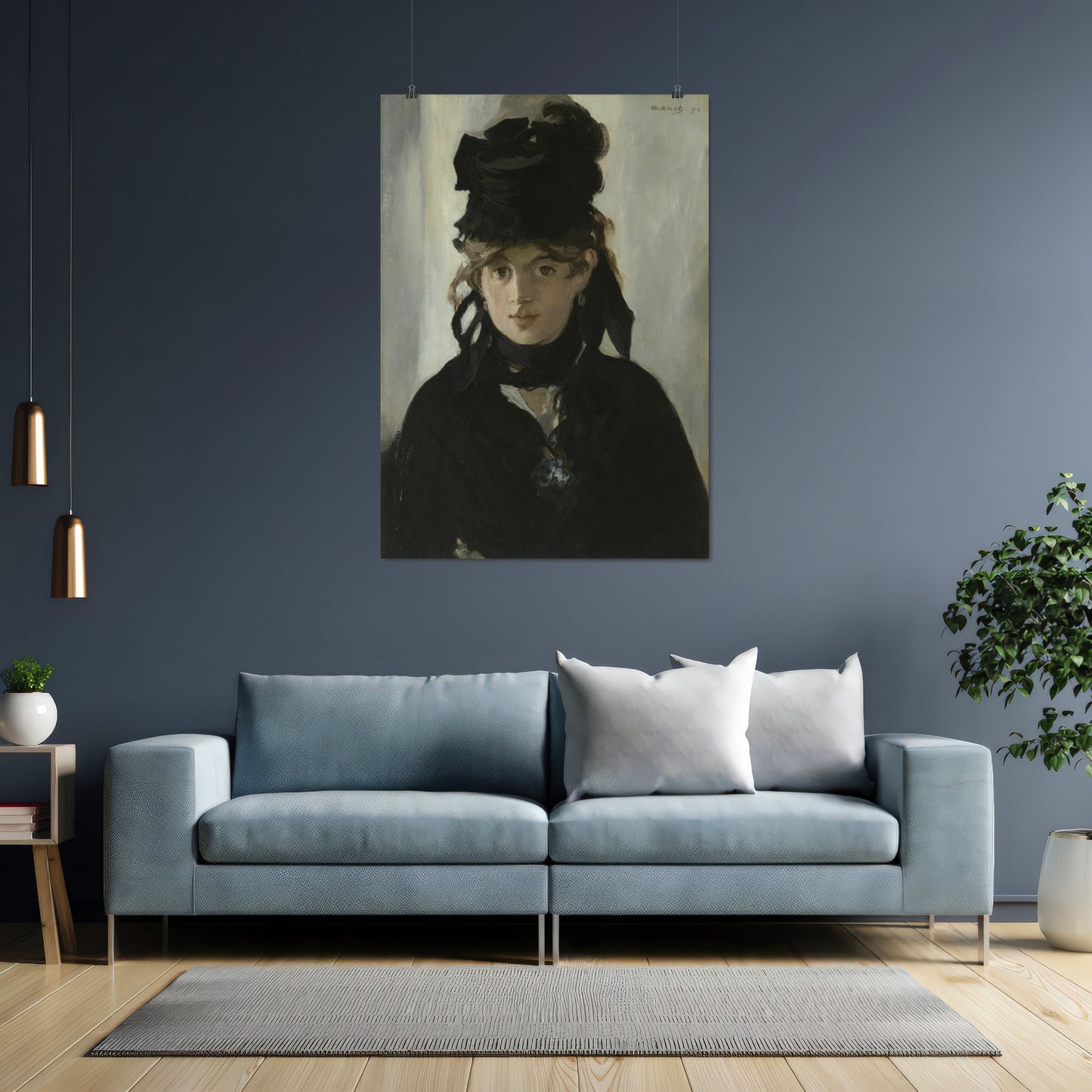 Berthe Morisot With a Bouquet of Violets (1872) – Edouard Manet