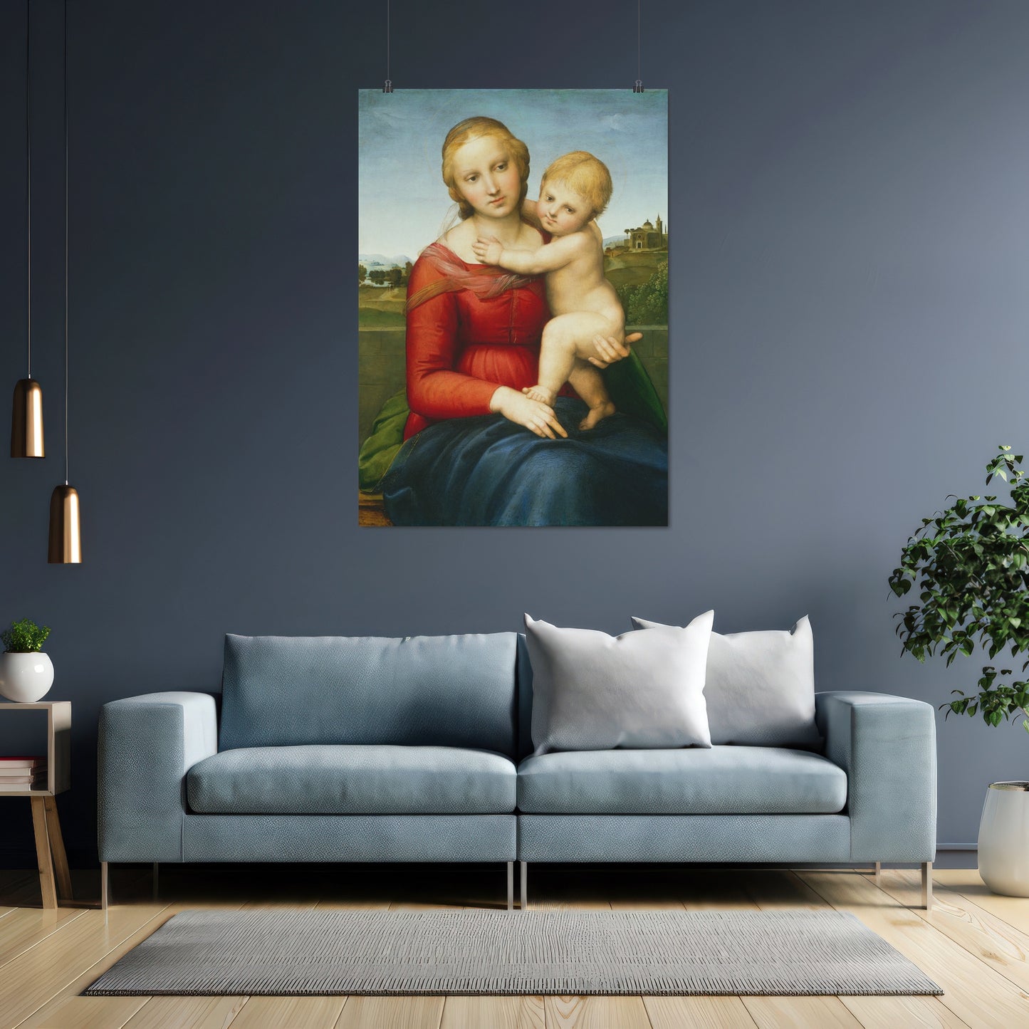 Small Cowper Madonna – Raphael Santi, Classic Art Reproduction