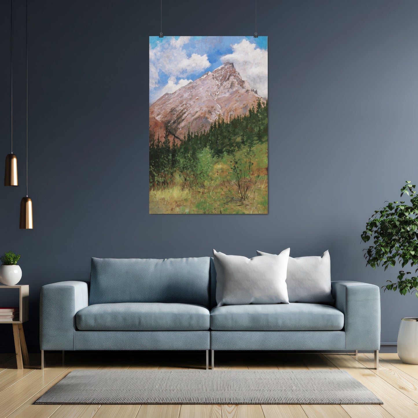 Banff, Cascade Mountain (1890) – Frederic Remington - Printed Masterpieces