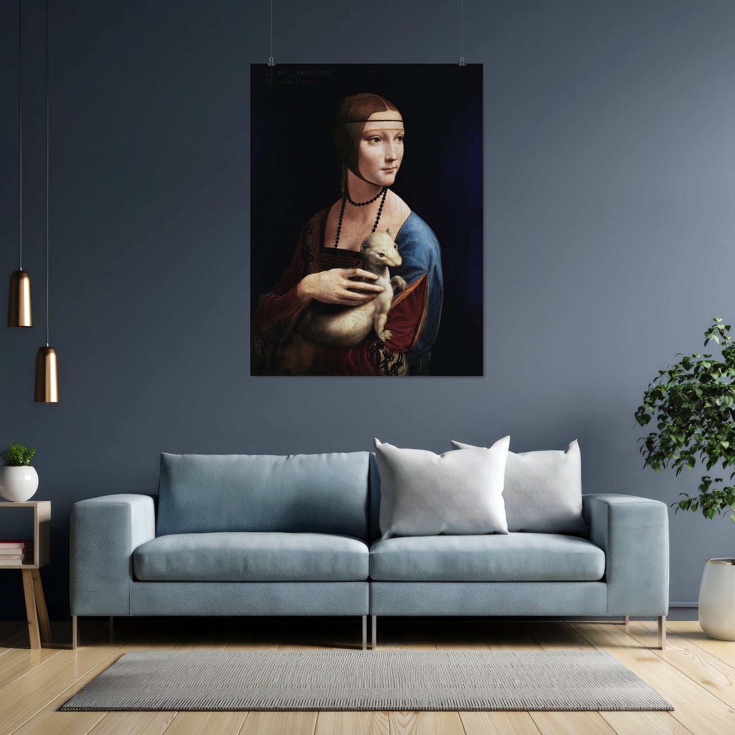 Lady with an Ermine – Leonardo da Vinci, Classic Art Reproduction