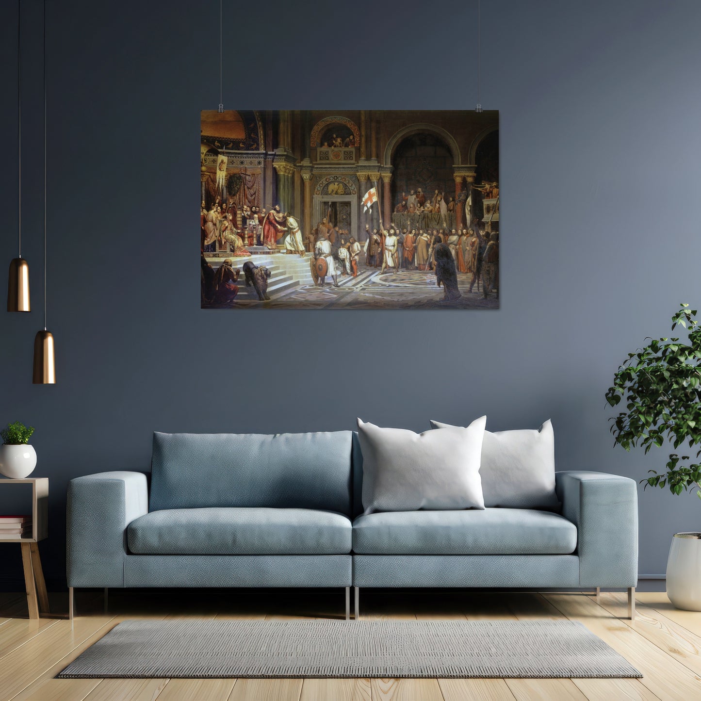 First Crusade - Godefroy of Bouillon – Alexandre Hesse, Classic Art Reproduction