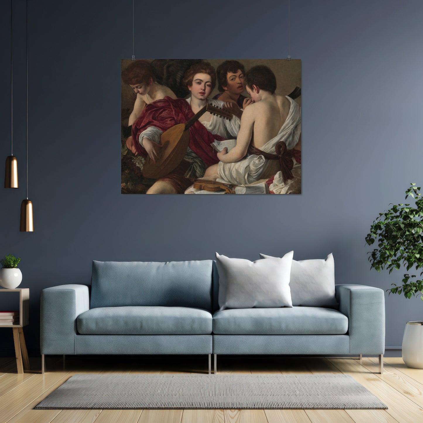 The Musicians (1595) – Caravaggio - Printed Masterpieces