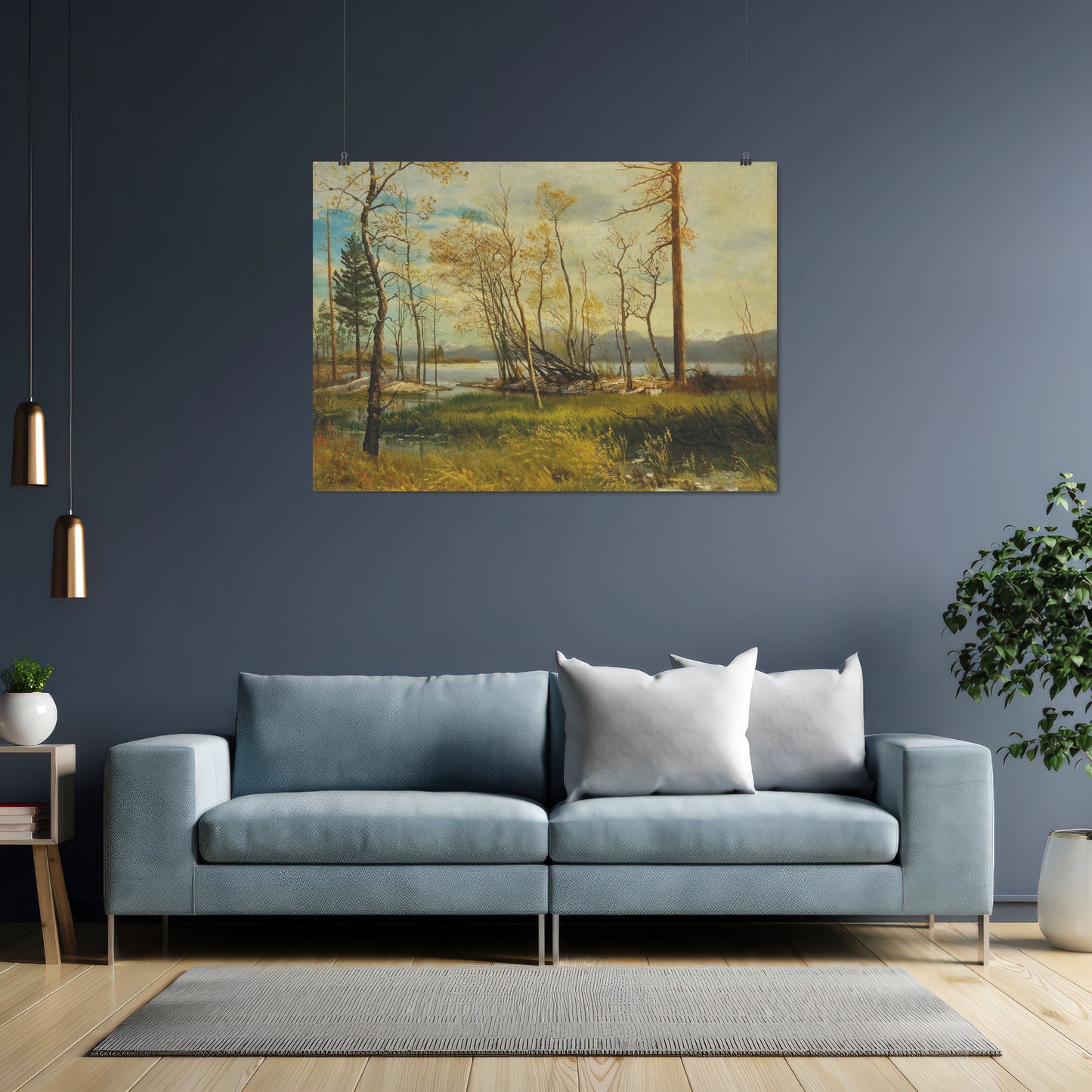 Lake Tahoe – Albert Bierstadt, Classic Art Reproduction