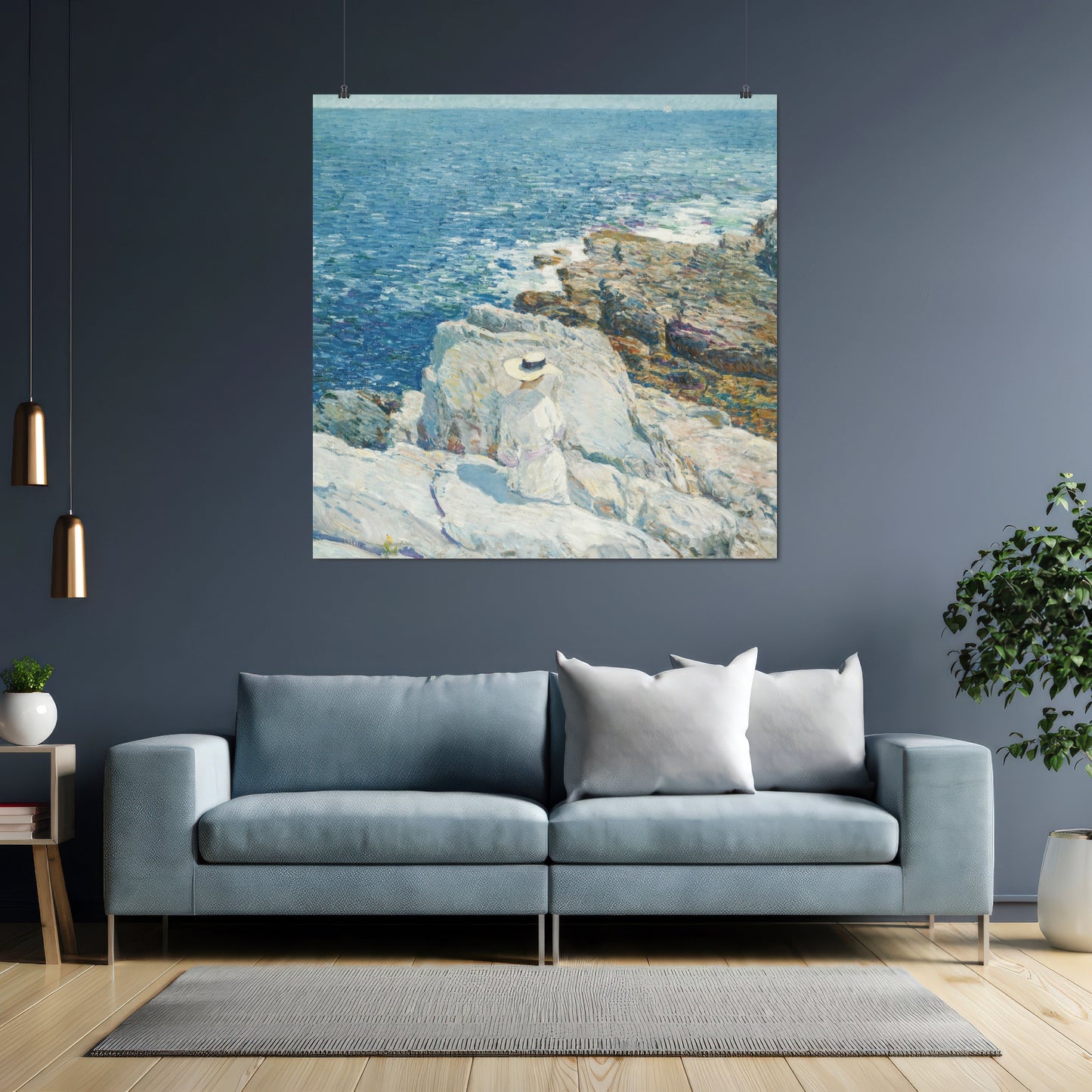 The South Ledges, Appledore – Childe Hassam, Classic Art Reproduction