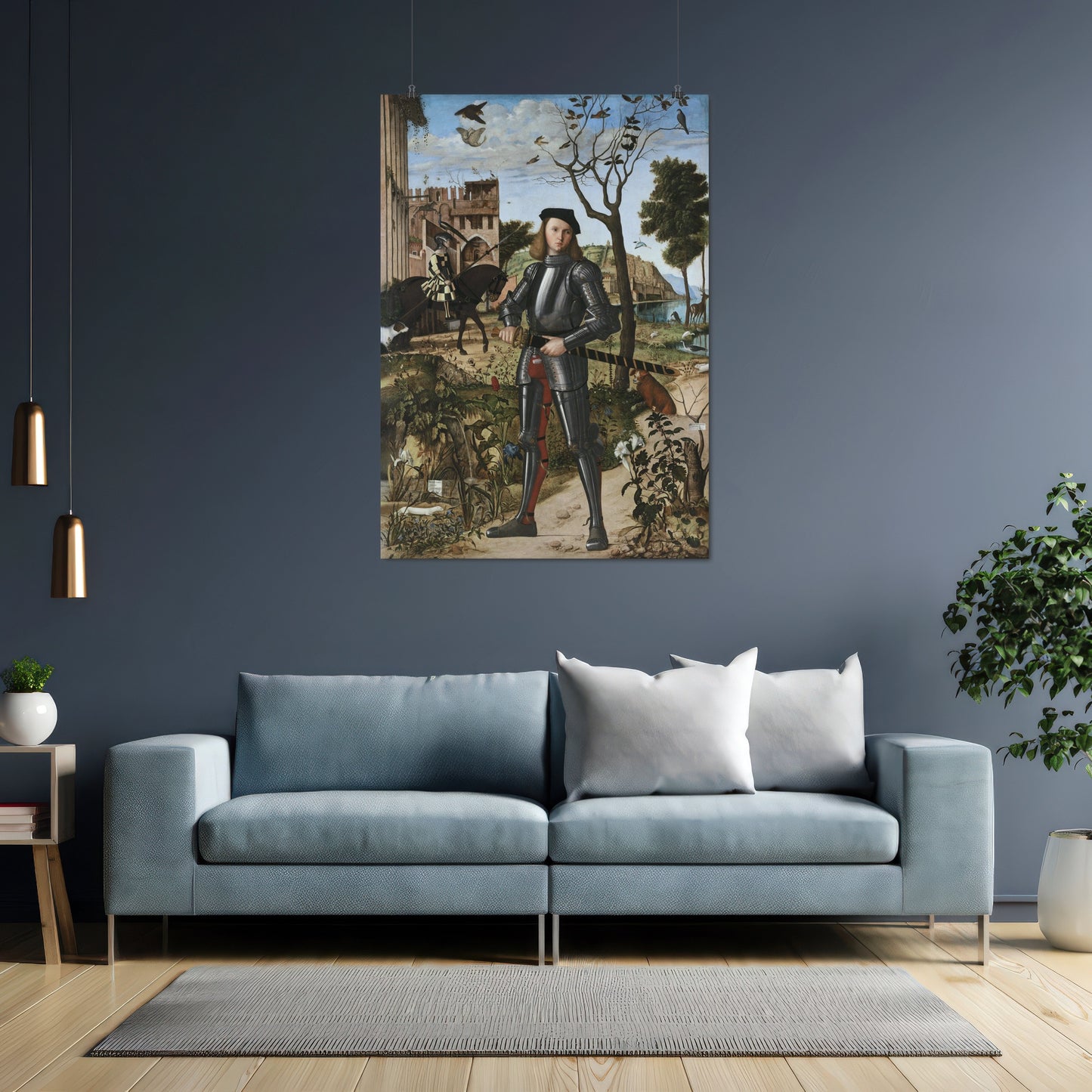 Young Knight in a Landscape (1510) – Vittore Carpaccio - Printed Masterpieces