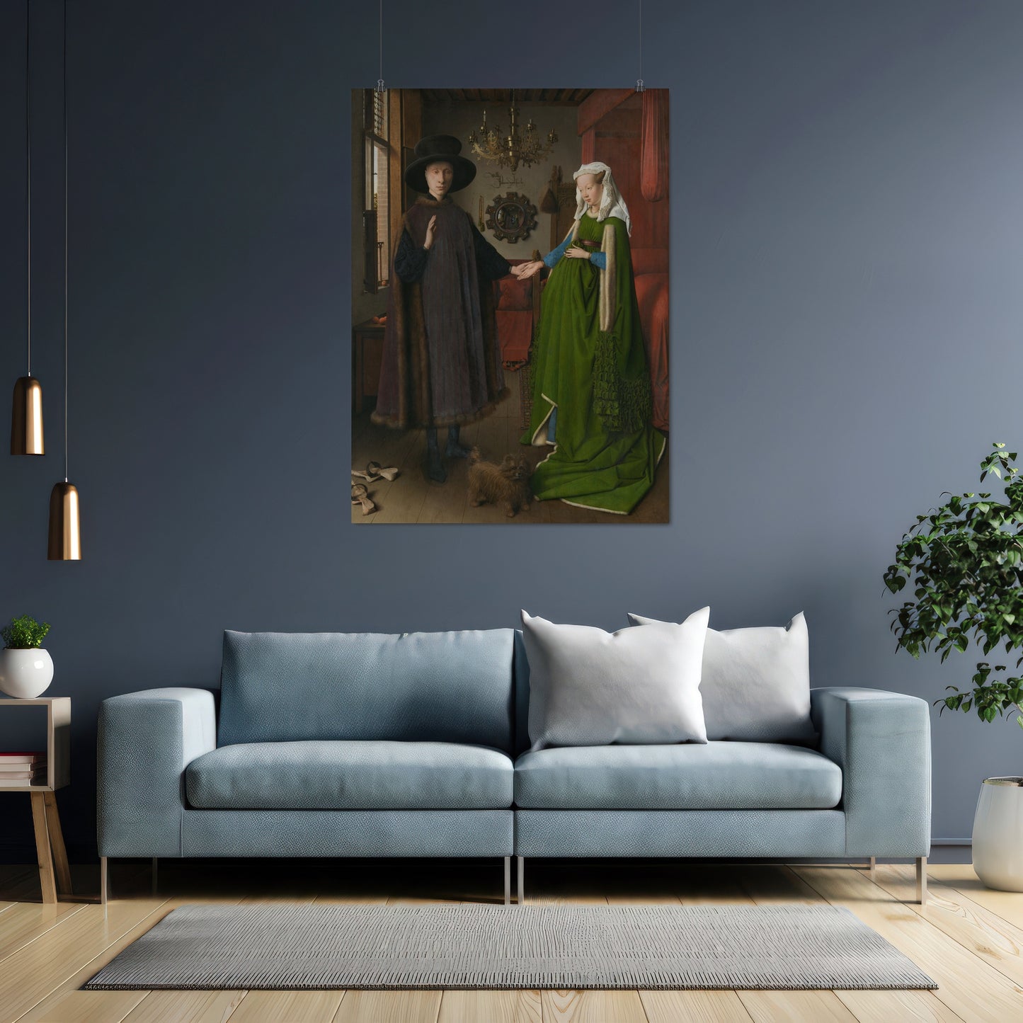 Arnolfini Portrait – Jan van Eyck, Classic Art Reproduction