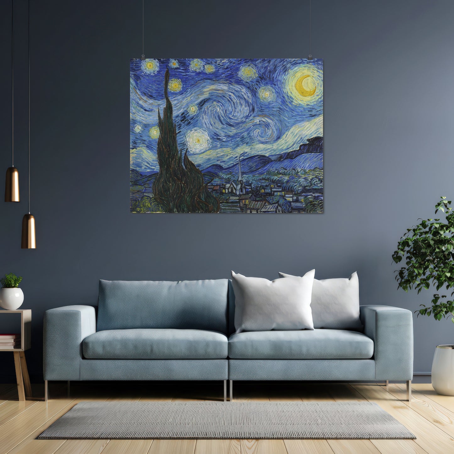 Starry Night – Vincent van Gogh, Classic Art Reproduction
