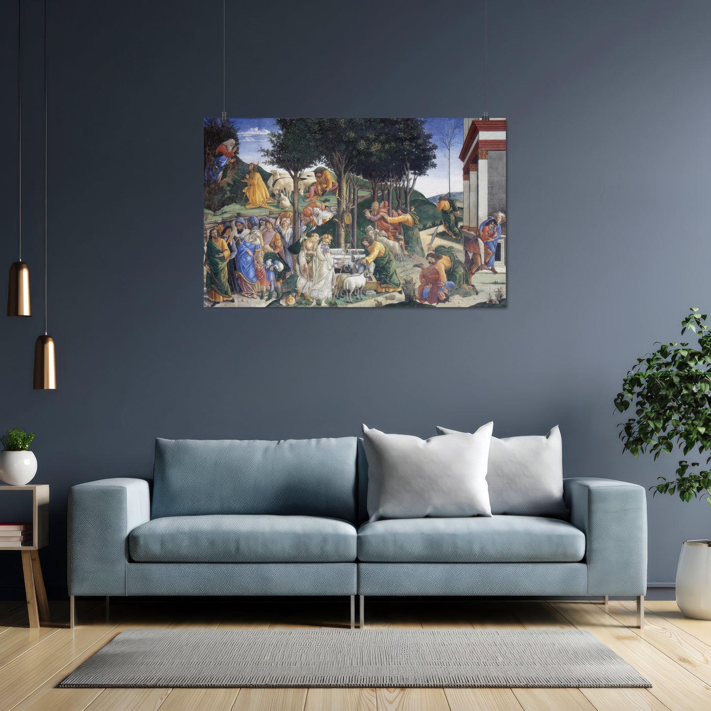 Youth of Moses – Sandro Botticelli, Classic Art Reproduction