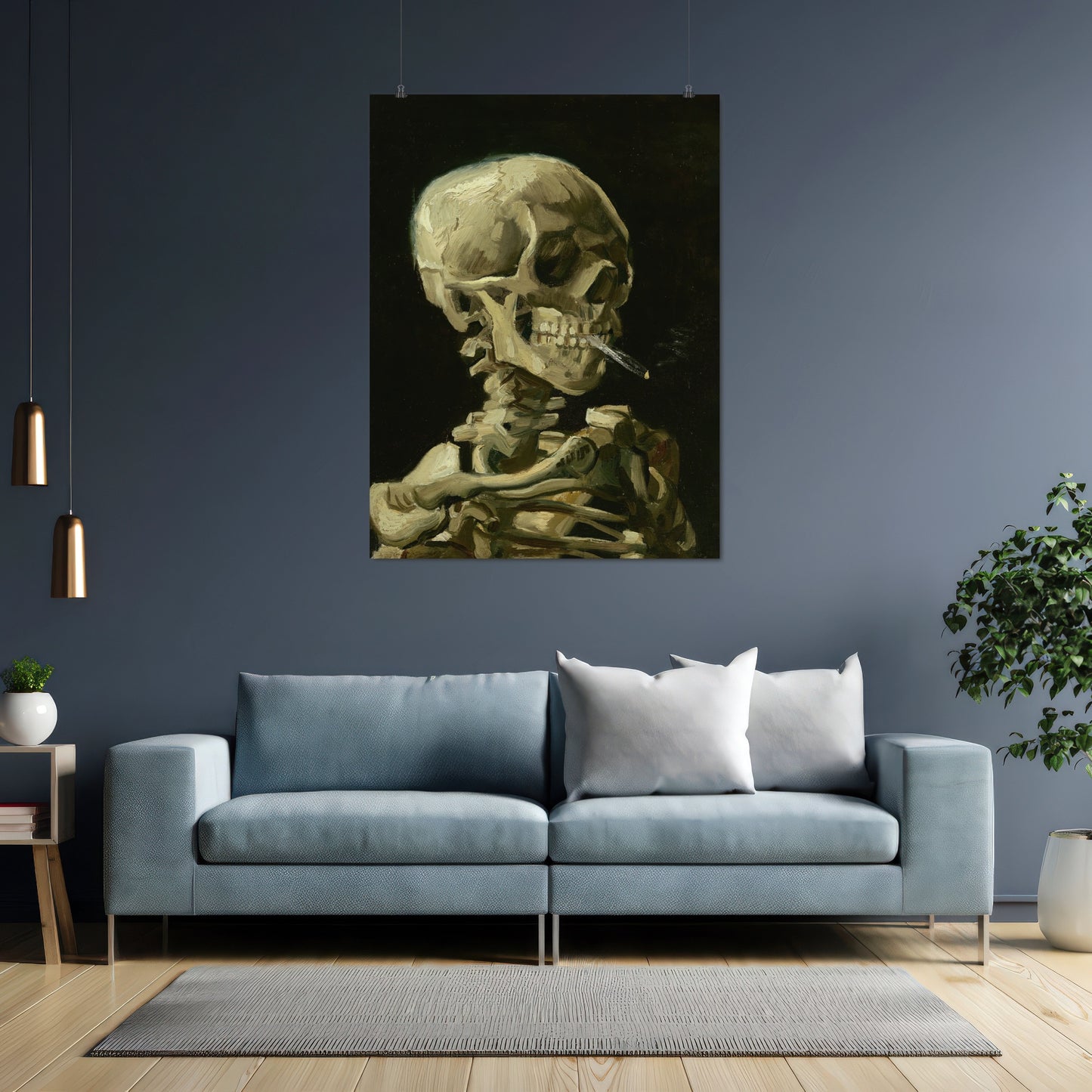 Skull of a Skeleton – Vincent van Gogh, Classic Art Reproduction