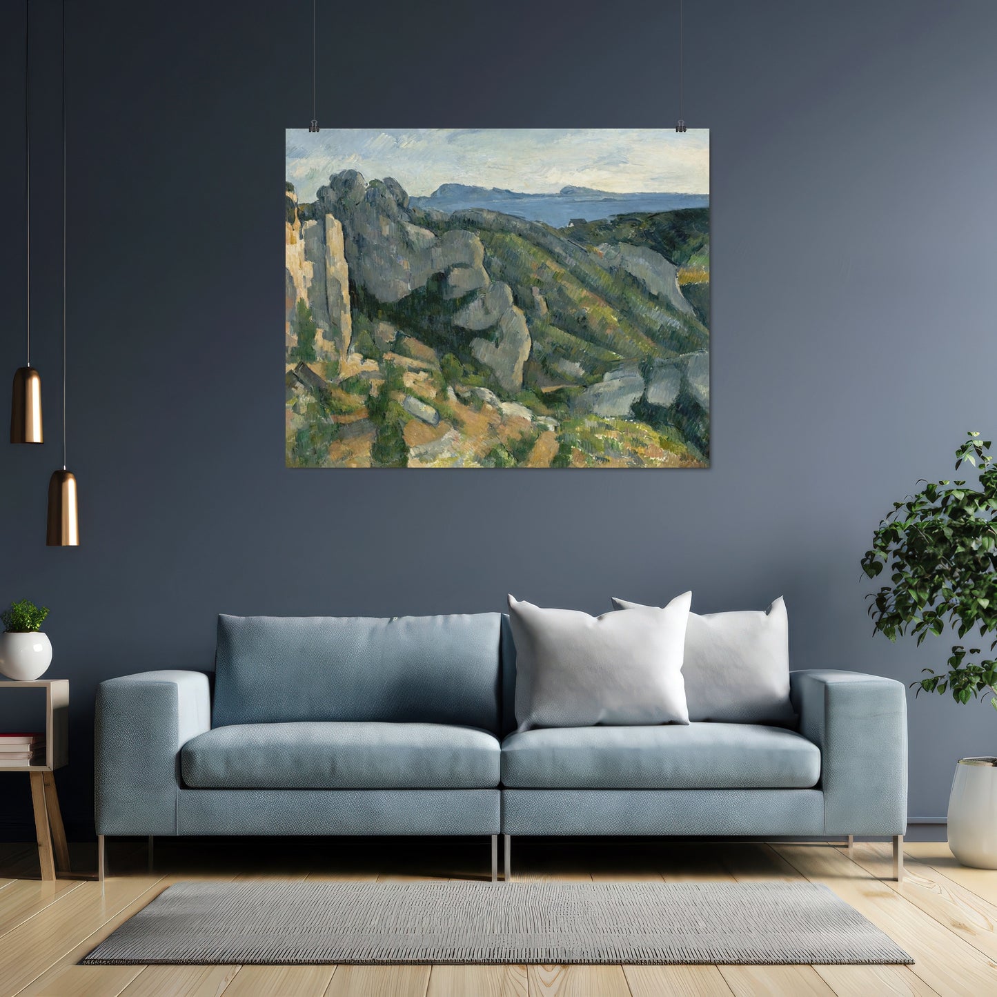 Cliffs in L'Estaque – Paul Cézanne, Classic Art Reproduction