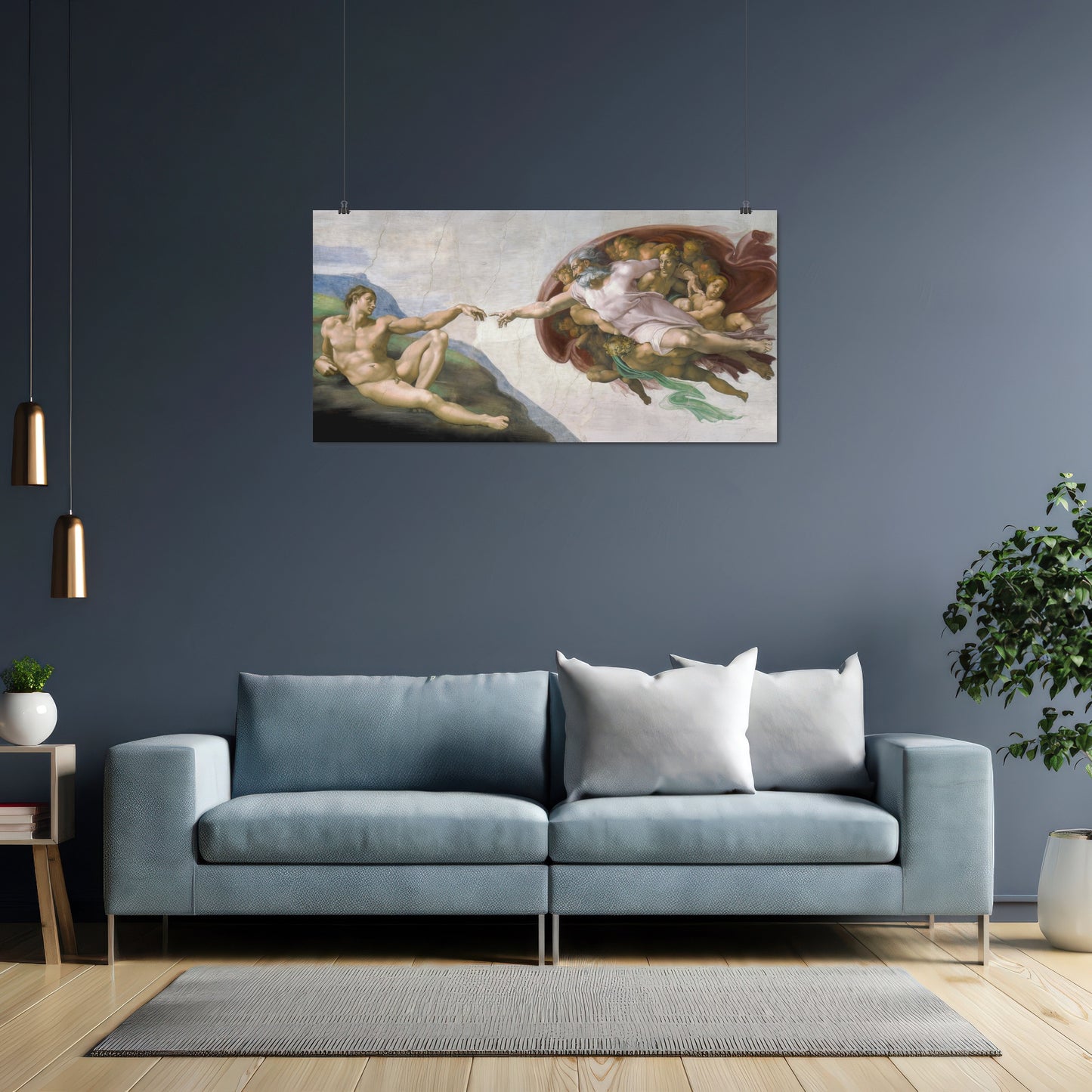The Creation of Adam – Michelangelo Buonarroti, Classic Art Reproduction