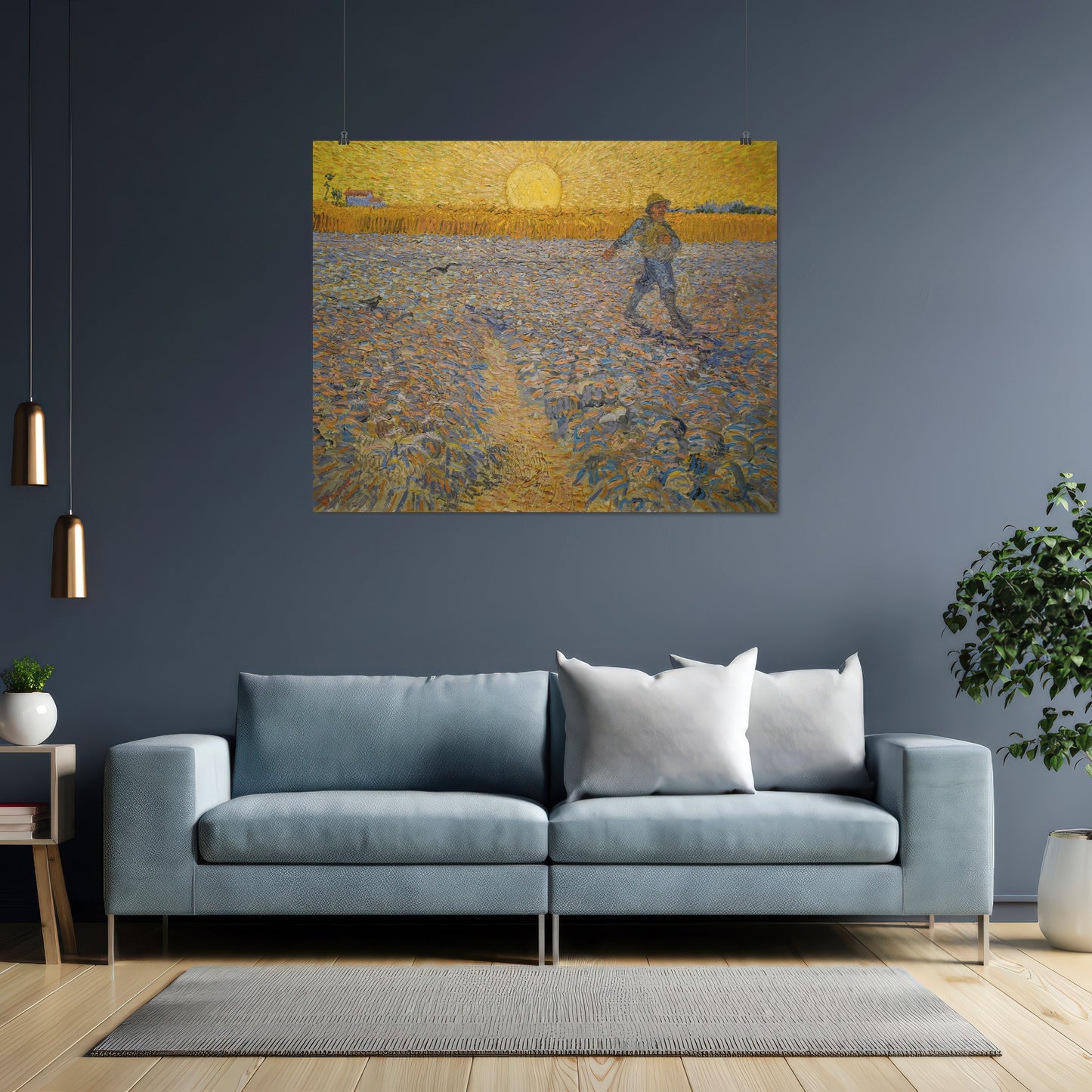 Sower at Sunset (1888) – Vincent van Gogh - Printed Masterpieces