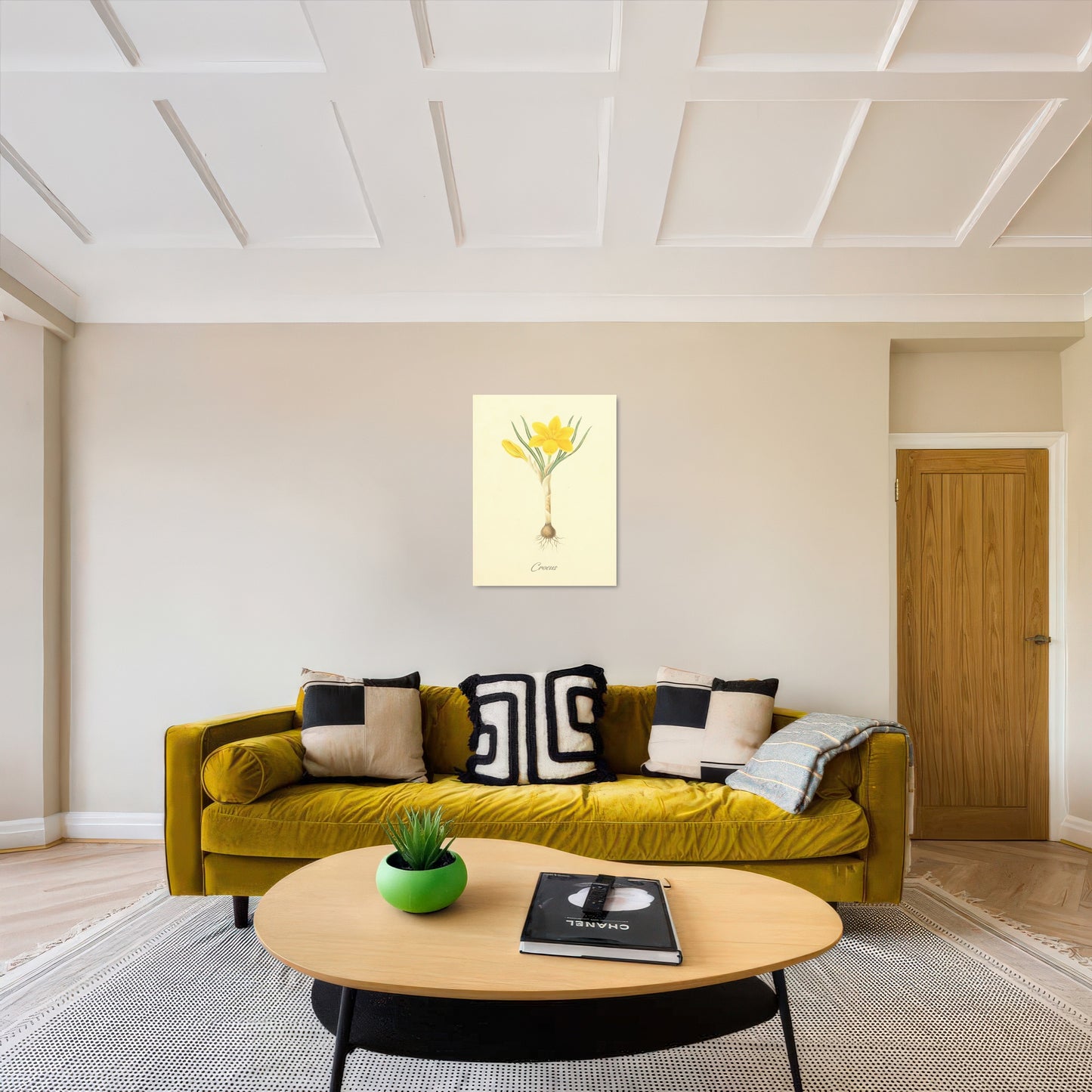 Crocus, botanical illustration (1829) – Margaret Roscoe