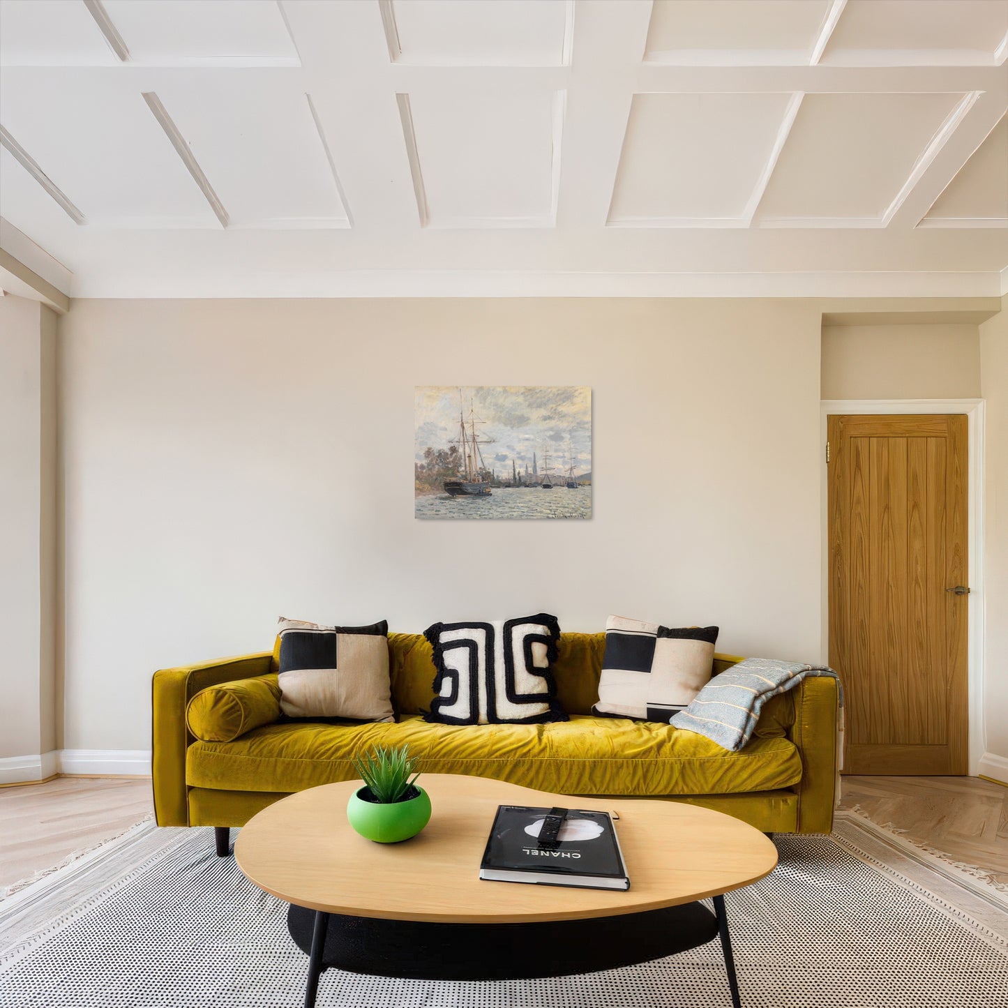 The Seine near Rouen (1874) – Claude Monet