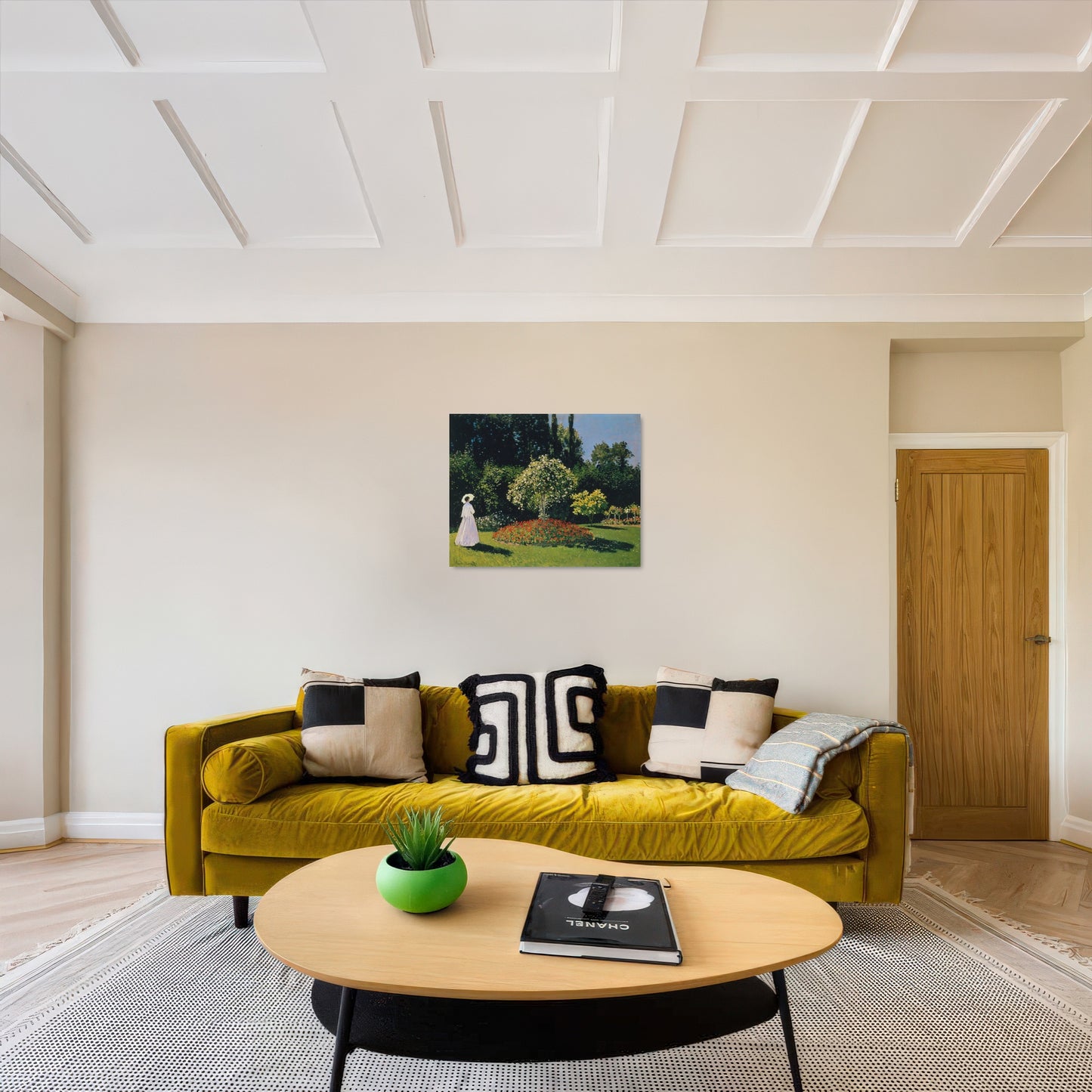 Woman in the Garden (1866) – Claude Monet