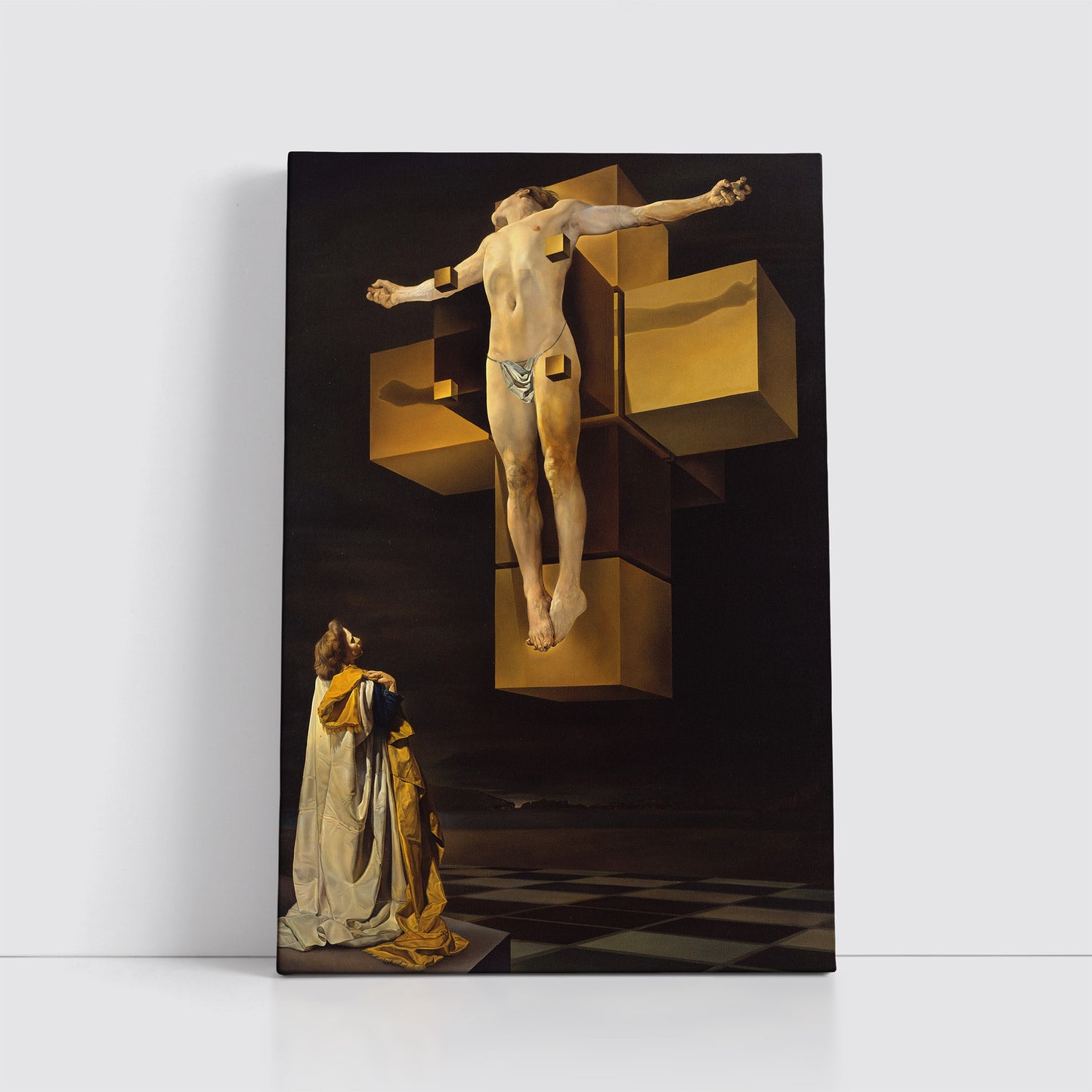 Crucifixion, Corpus Hypercubus (1954) – Salvador Dalí