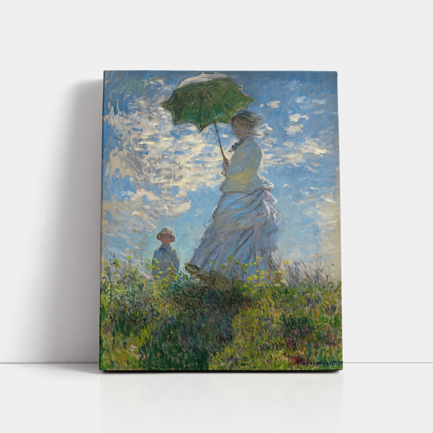 Woman with a Parasol (1875) – Claude Monet