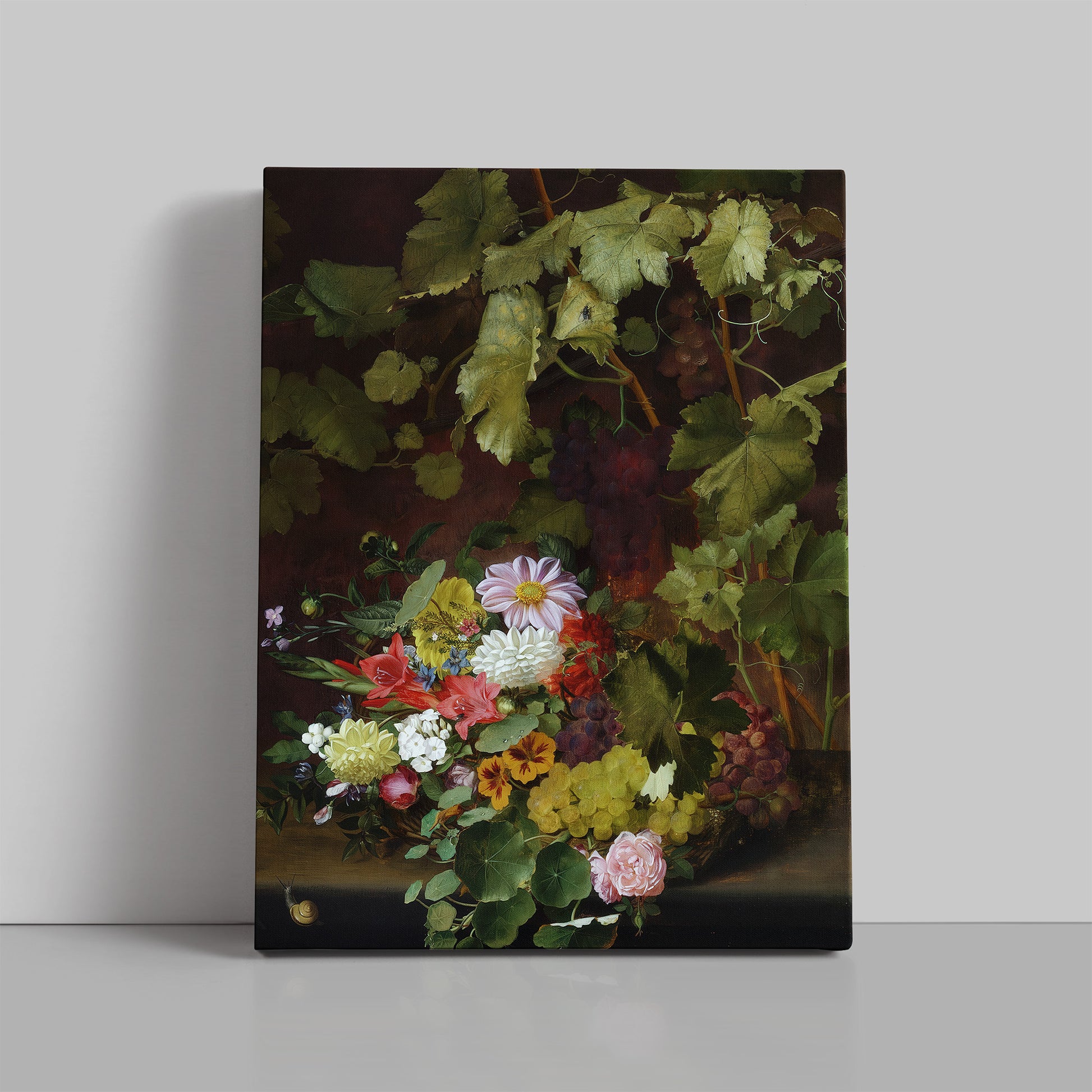 Summer bouquet on a window sill (1850) – Otto Diderich Ottesen - Printed Masterpieces