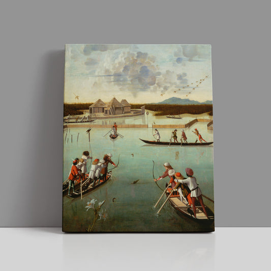 Hunting on the Lagoon (1490–1495) – Vittore Carpaccio - Printed Masterpieces
