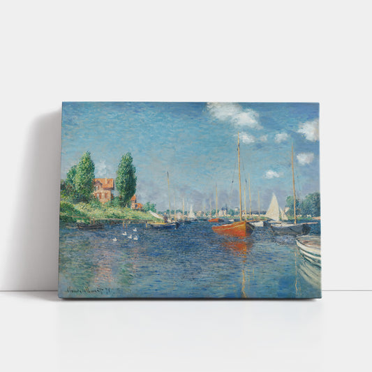 Red Boats (1875) – Claude Monet - Printed Masterpieces