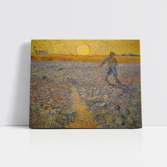 Sower at Sunset (1888) – Vincent van Gogh - Printed Masterpieces