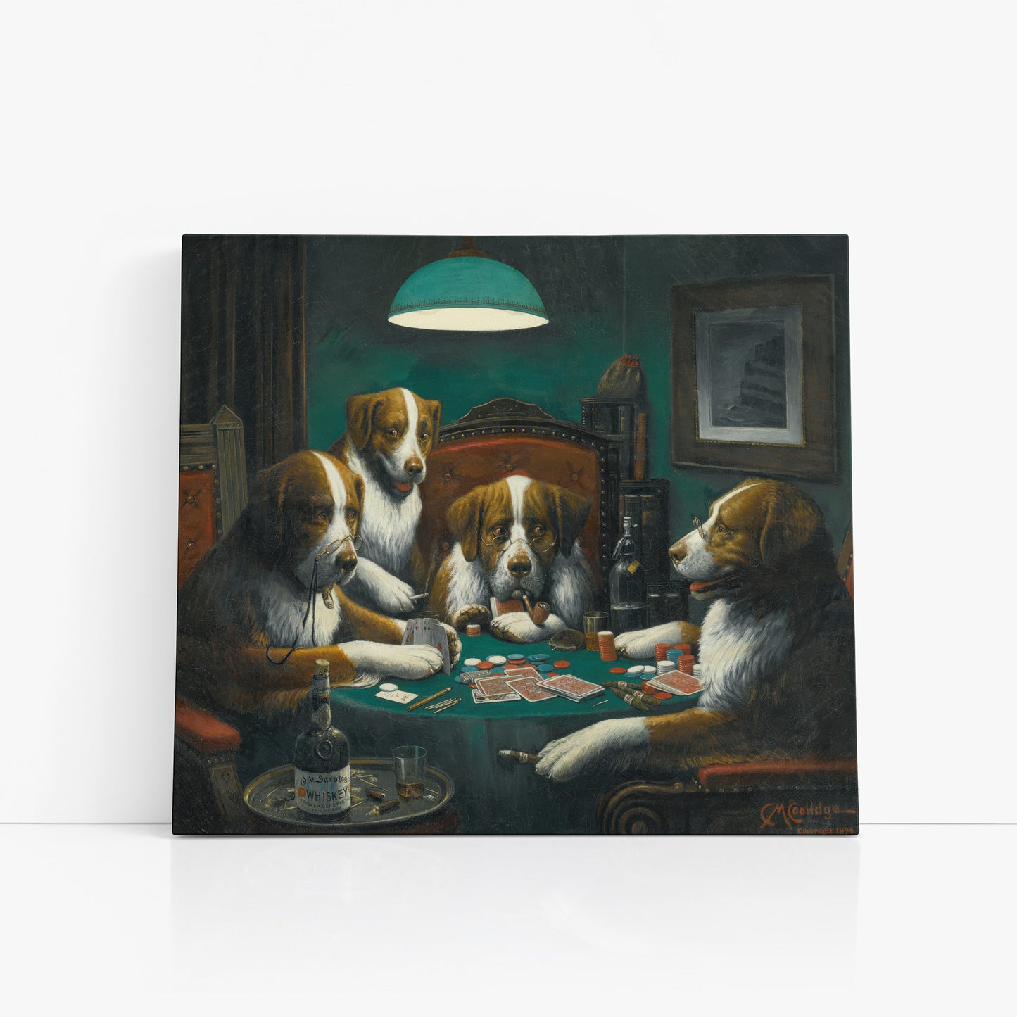Poker Game (1894) – Cassius Marcellus Coolidge