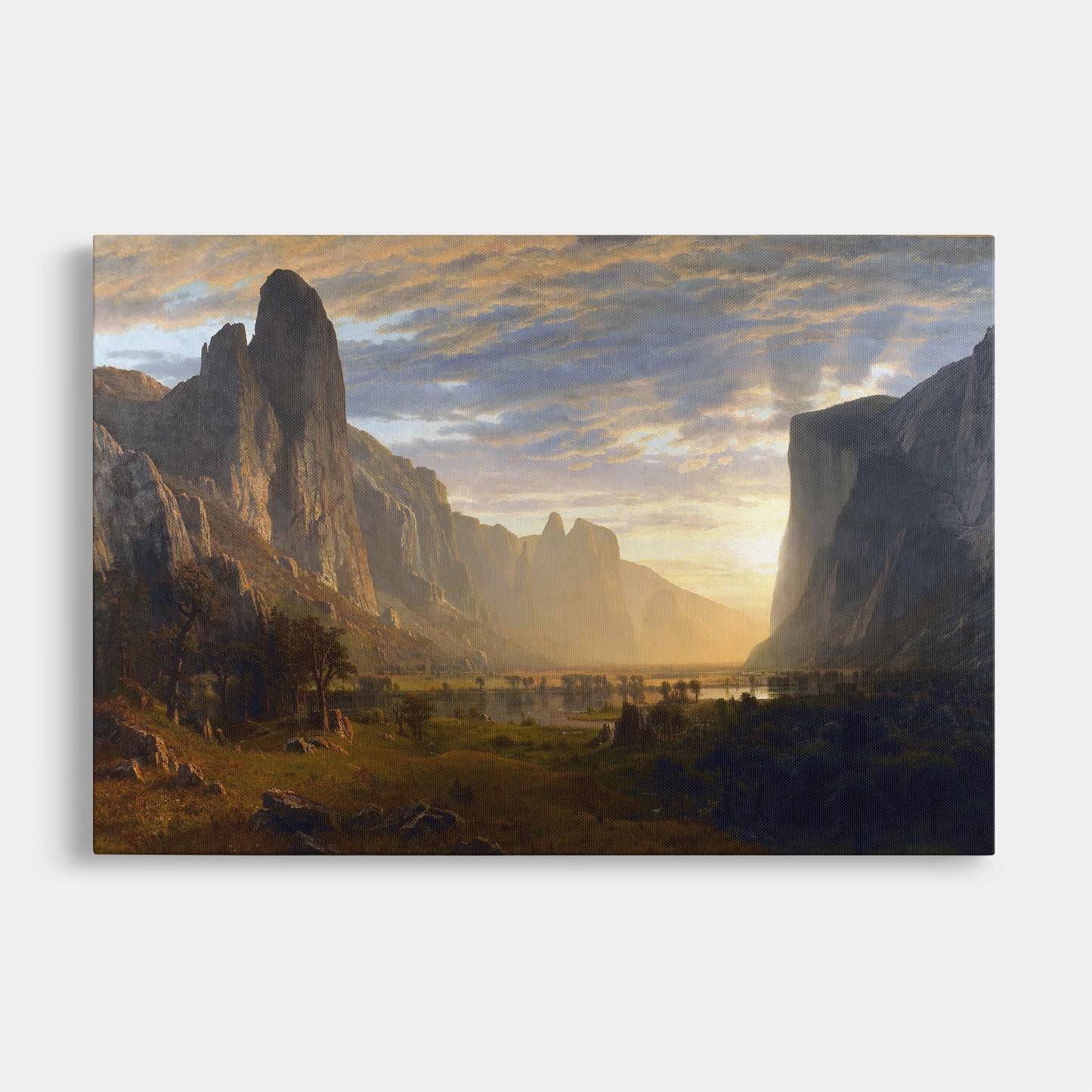 Looking Down Yosemite Valley (1865) – Albert Bierstadt