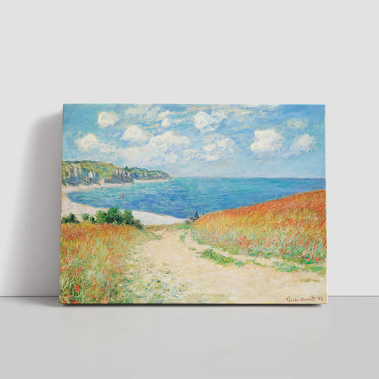 Path in the Wheat Fields at Pourville (1882) – Claude Monet - Printed Masterpieces