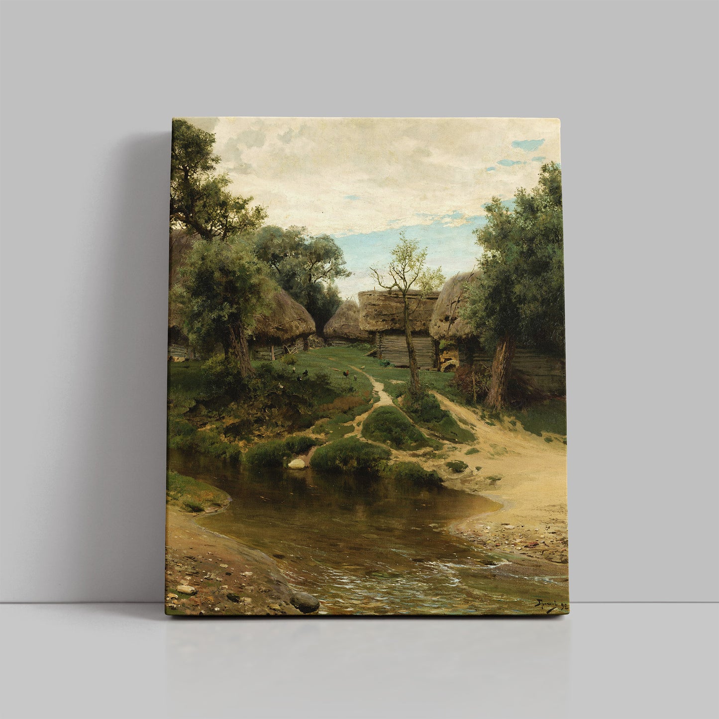 Backyards (1880–1890) – Vasily Polenov