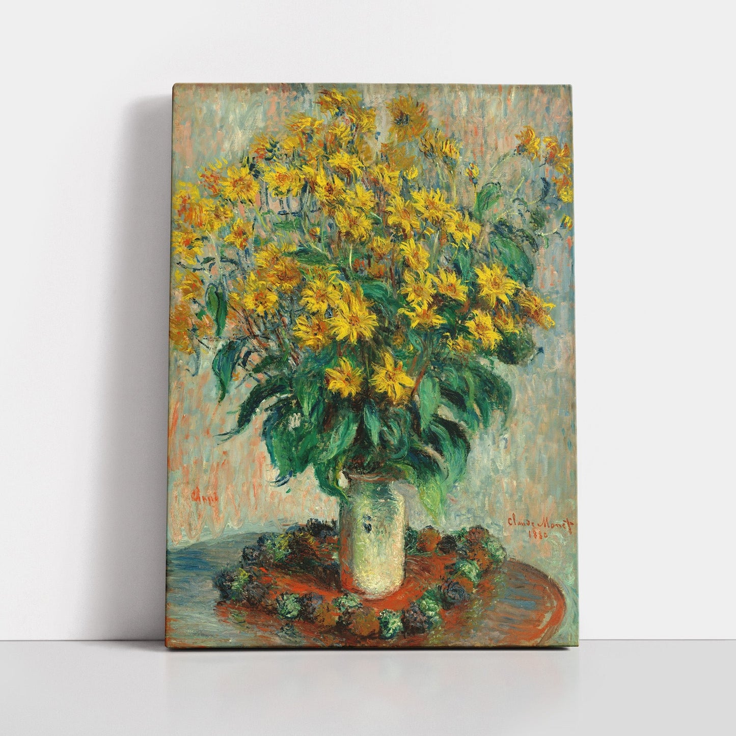 Jerusalem Artichoke Flowers (1880) – Claude Monet - Printed Masterpieces