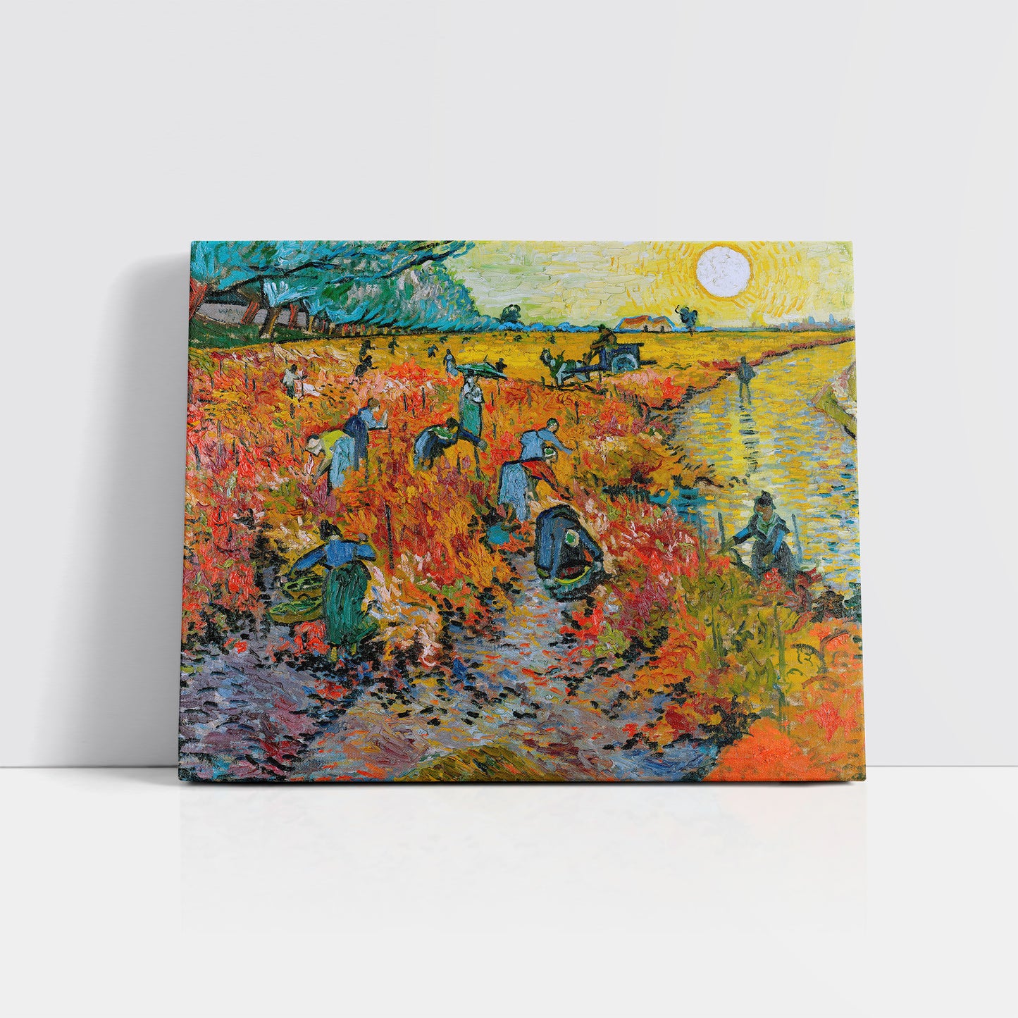 Red Vineyard at Arles (1888) – Vincent van Gogh
