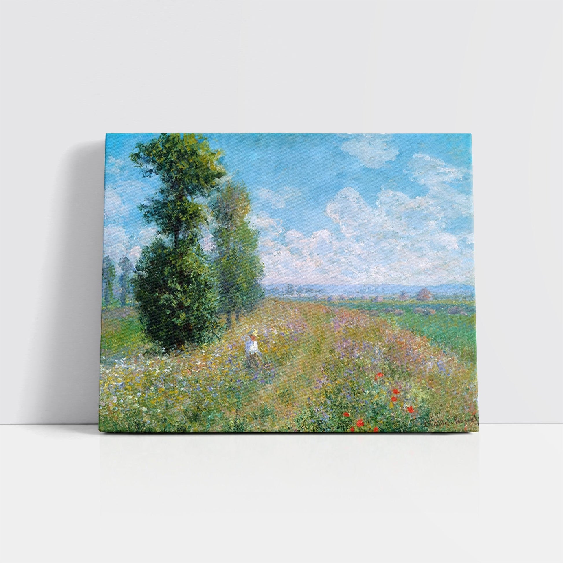 Meadow with Poplars (1875) – Claude Monet - Printed Masterpieces